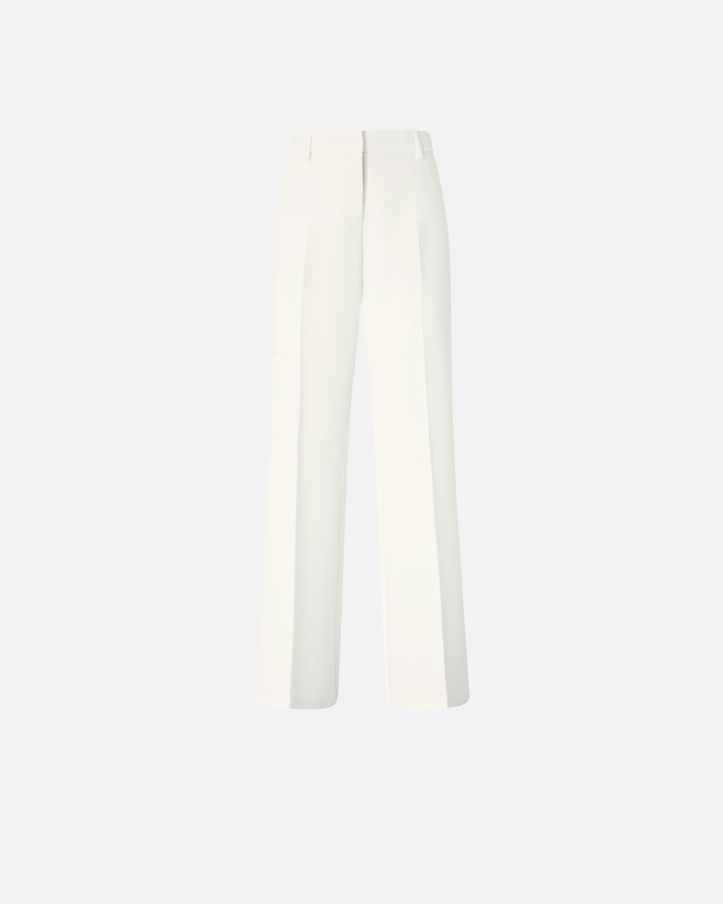 Trousers in canvas with a crease PINKO White