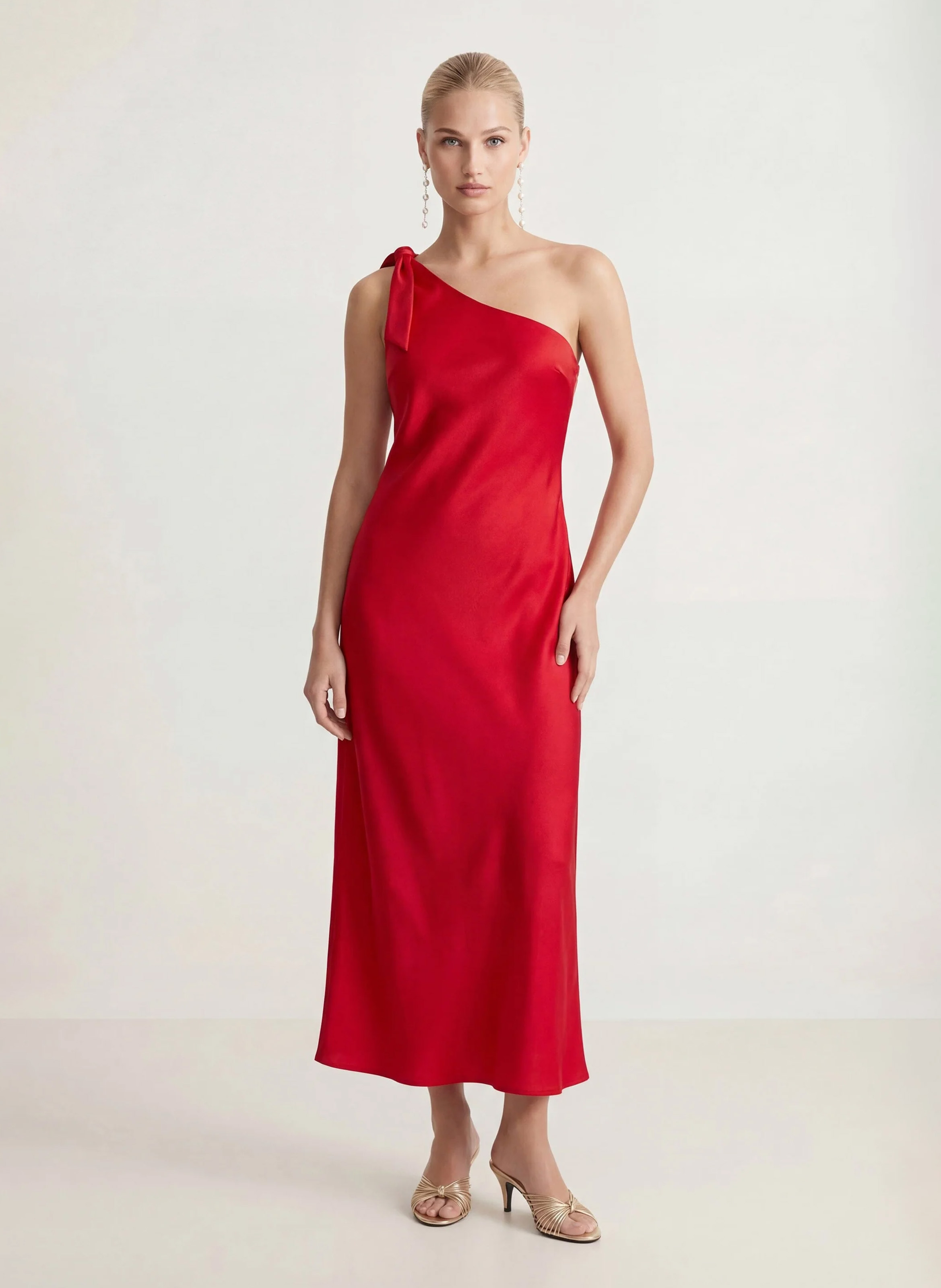 Robe longue satinée KOOKAI