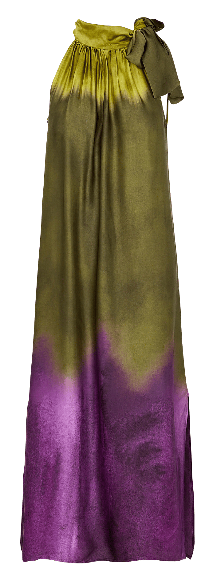 Robe midi tie and dye LA FEE MARABOUTEE Vert