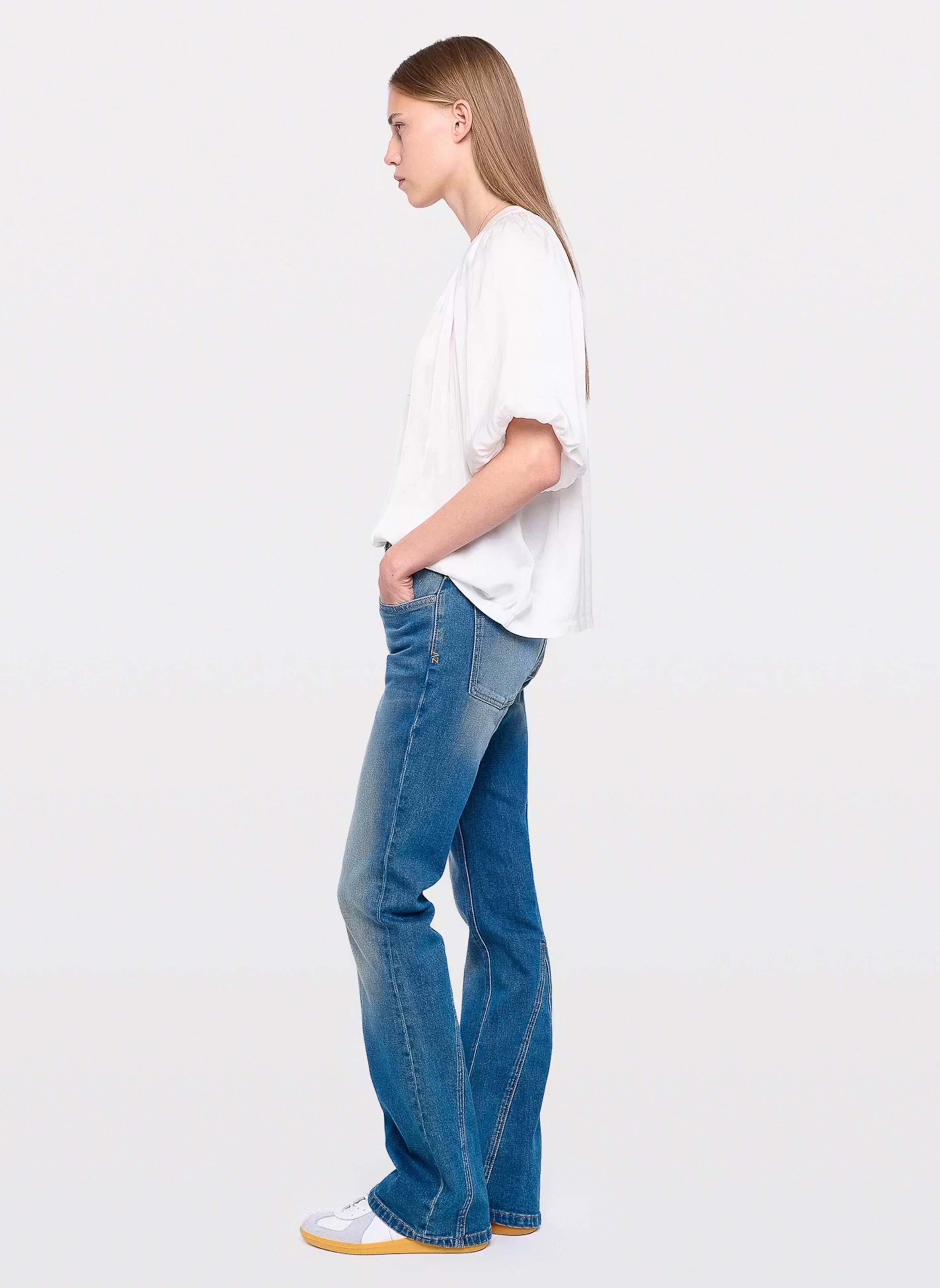 Blouse ample encolure V ZADIG&VOLTAIRE Blanc