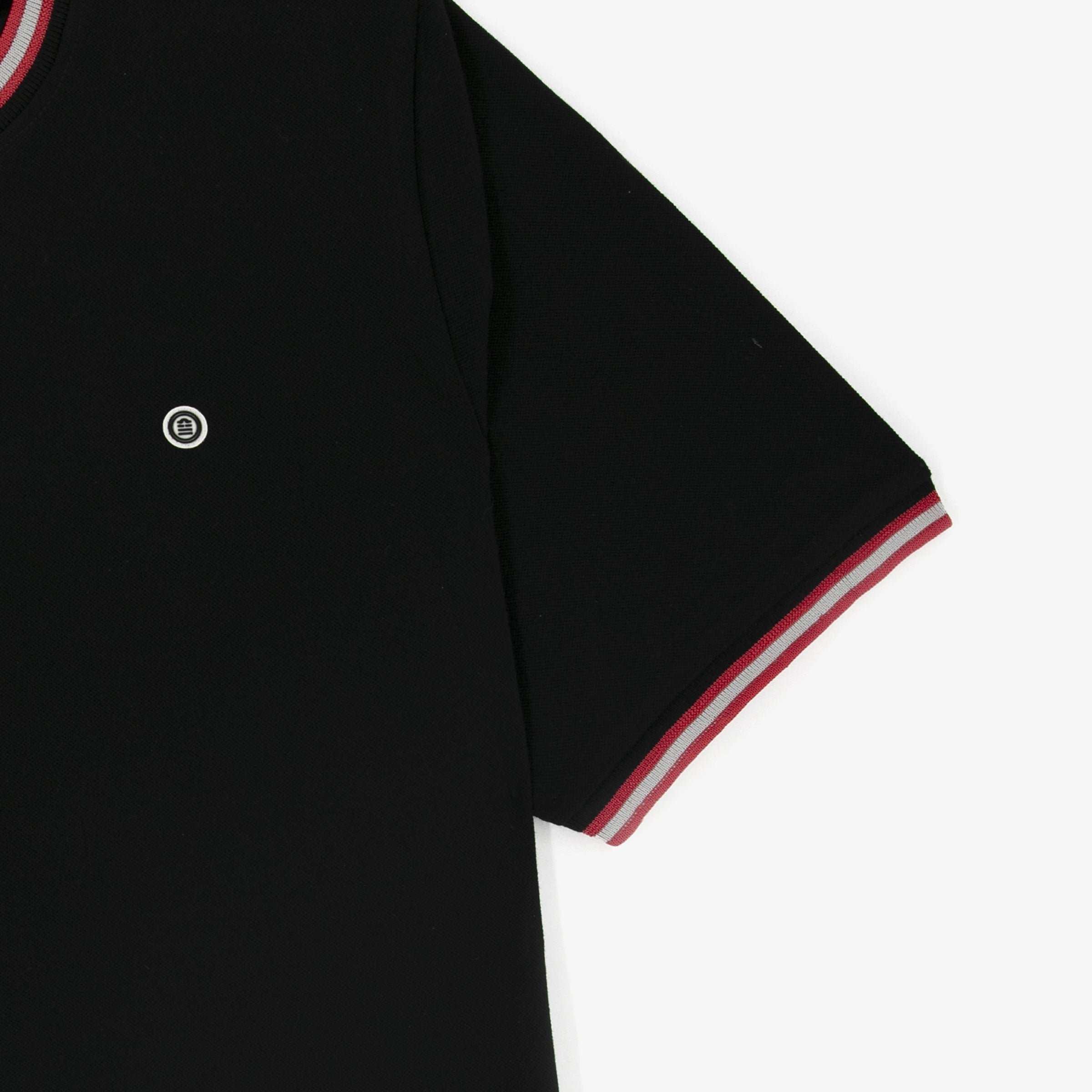 Short-sleeved cotton T-shirt SERGE BLANCO Black