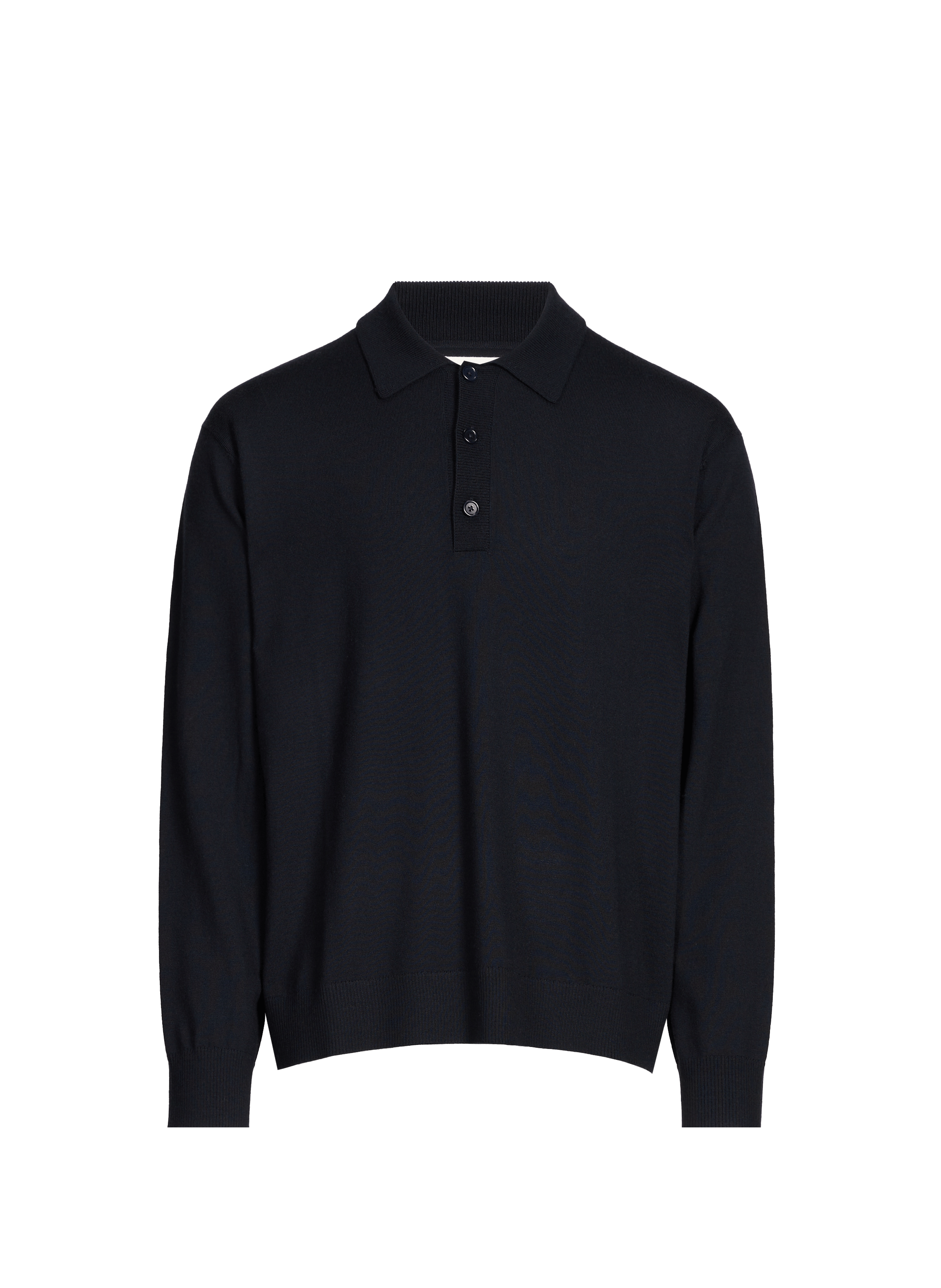 Merino wool polo collar sweater arnau-p SAISON 1865 Blue