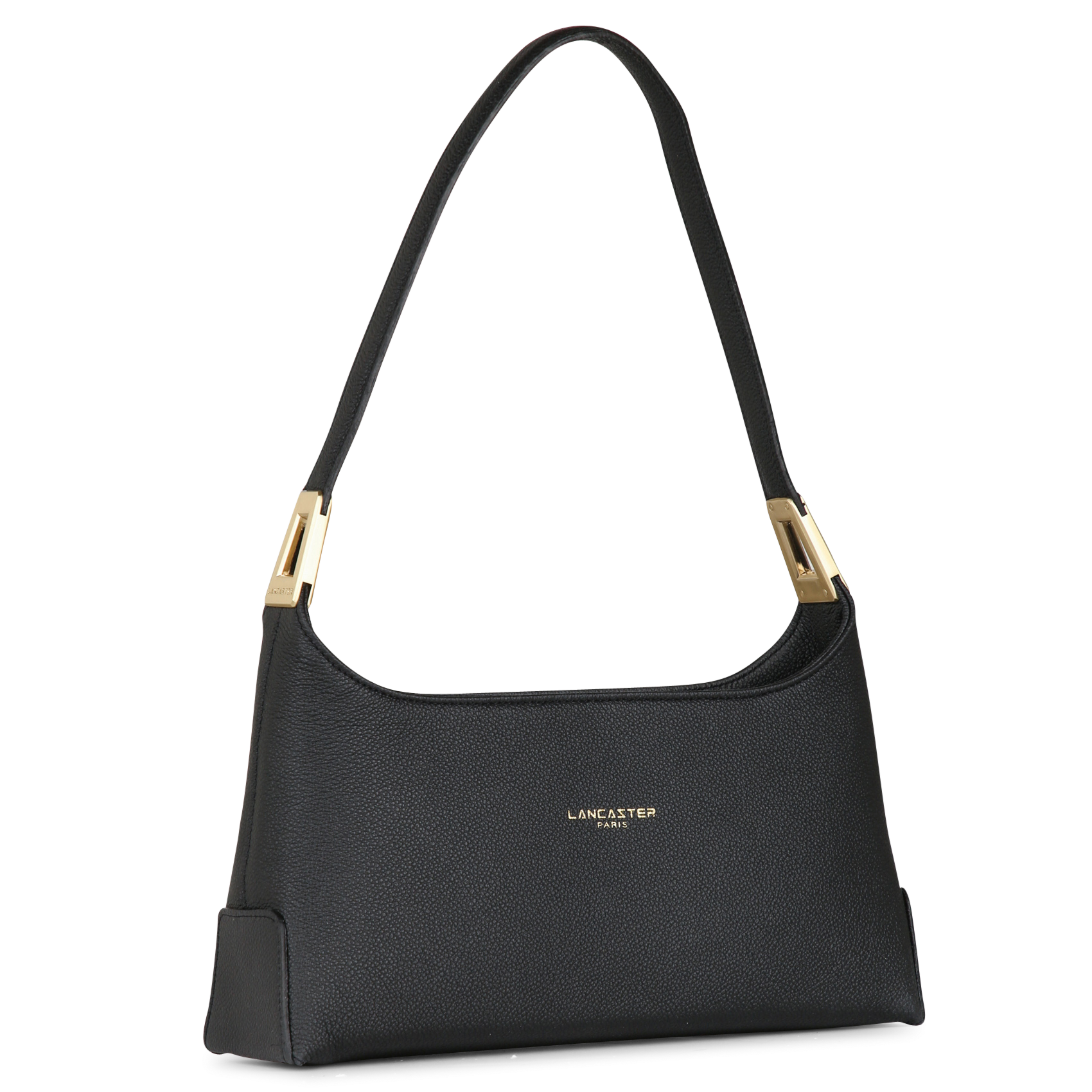 Rectangular Taurillon leather bag LANCASTER PARIS Black