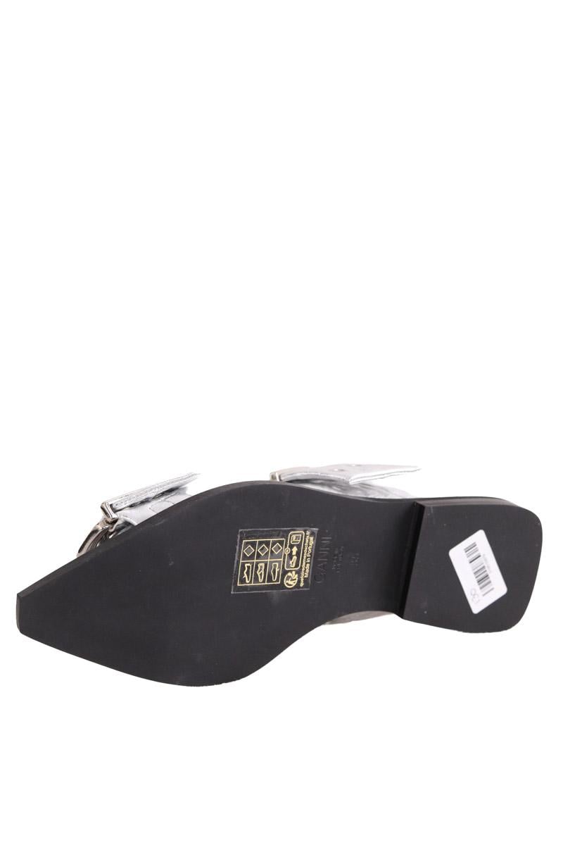 Mules GANNI - Seconde Main Silver