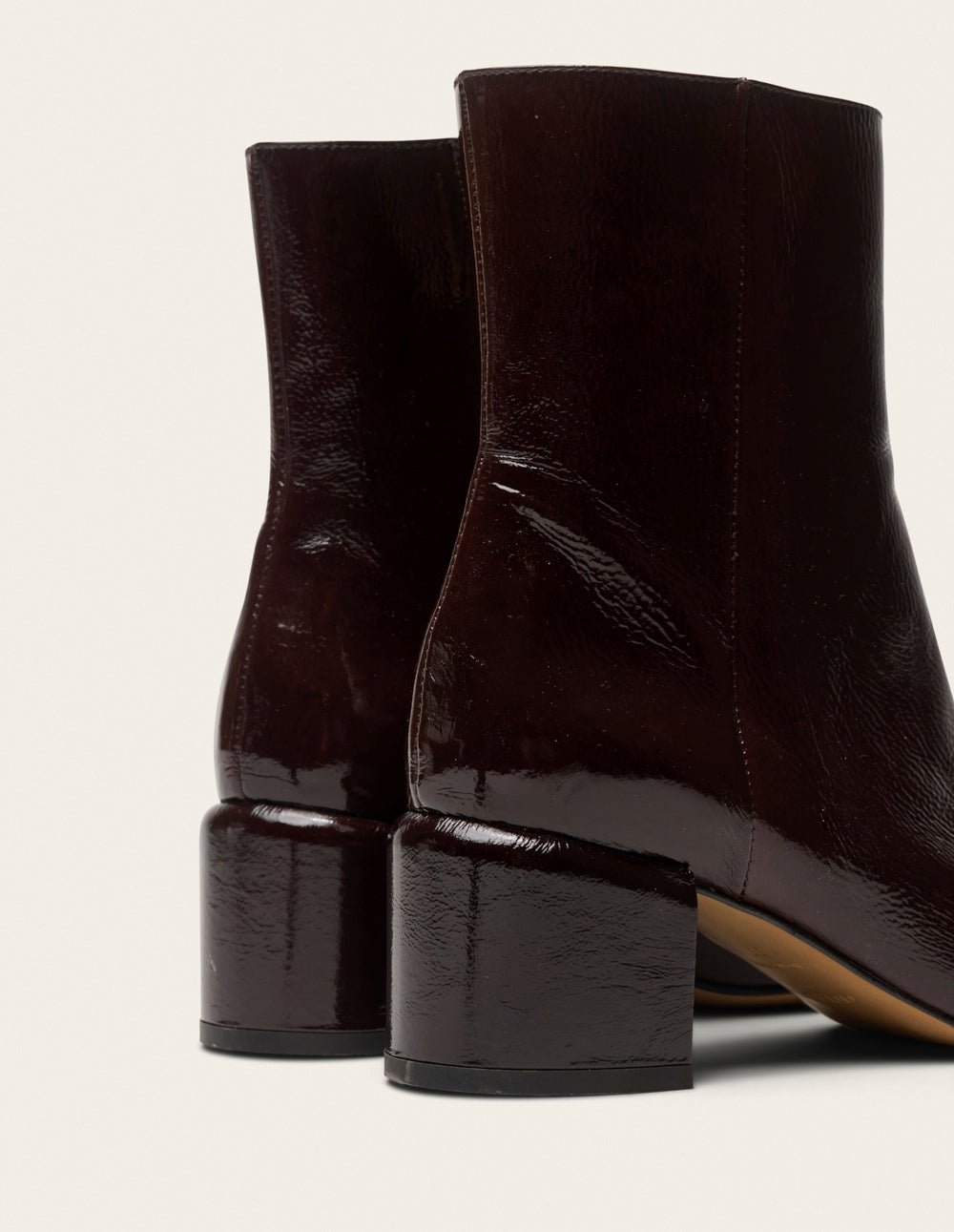 Bottines à talons ODAJE Marron