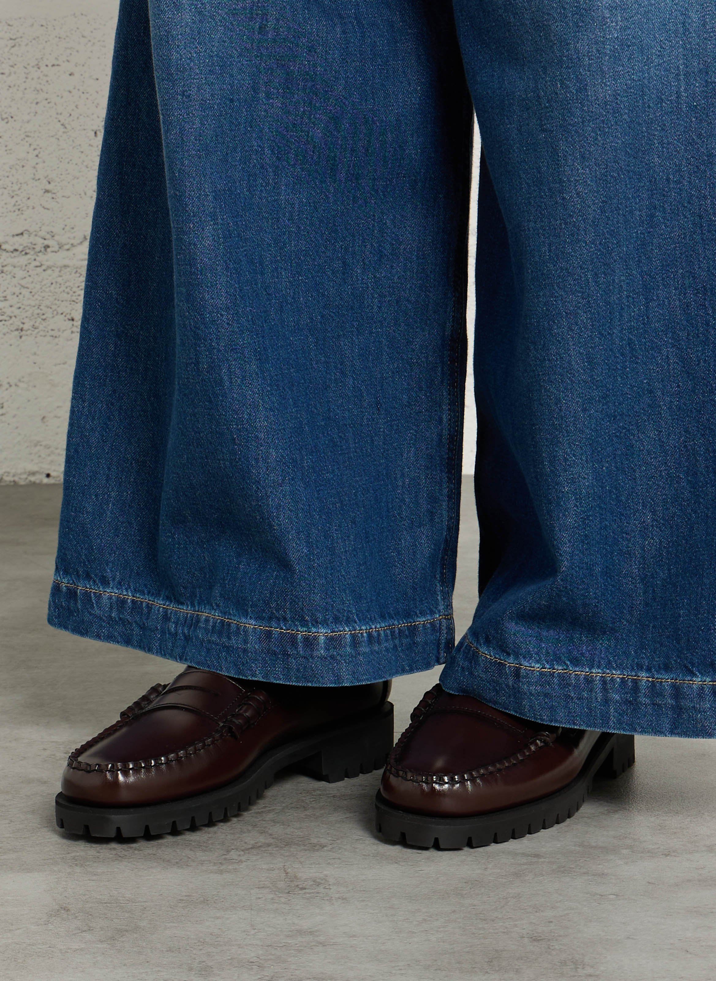 Leather loafers SEBAGO Brown