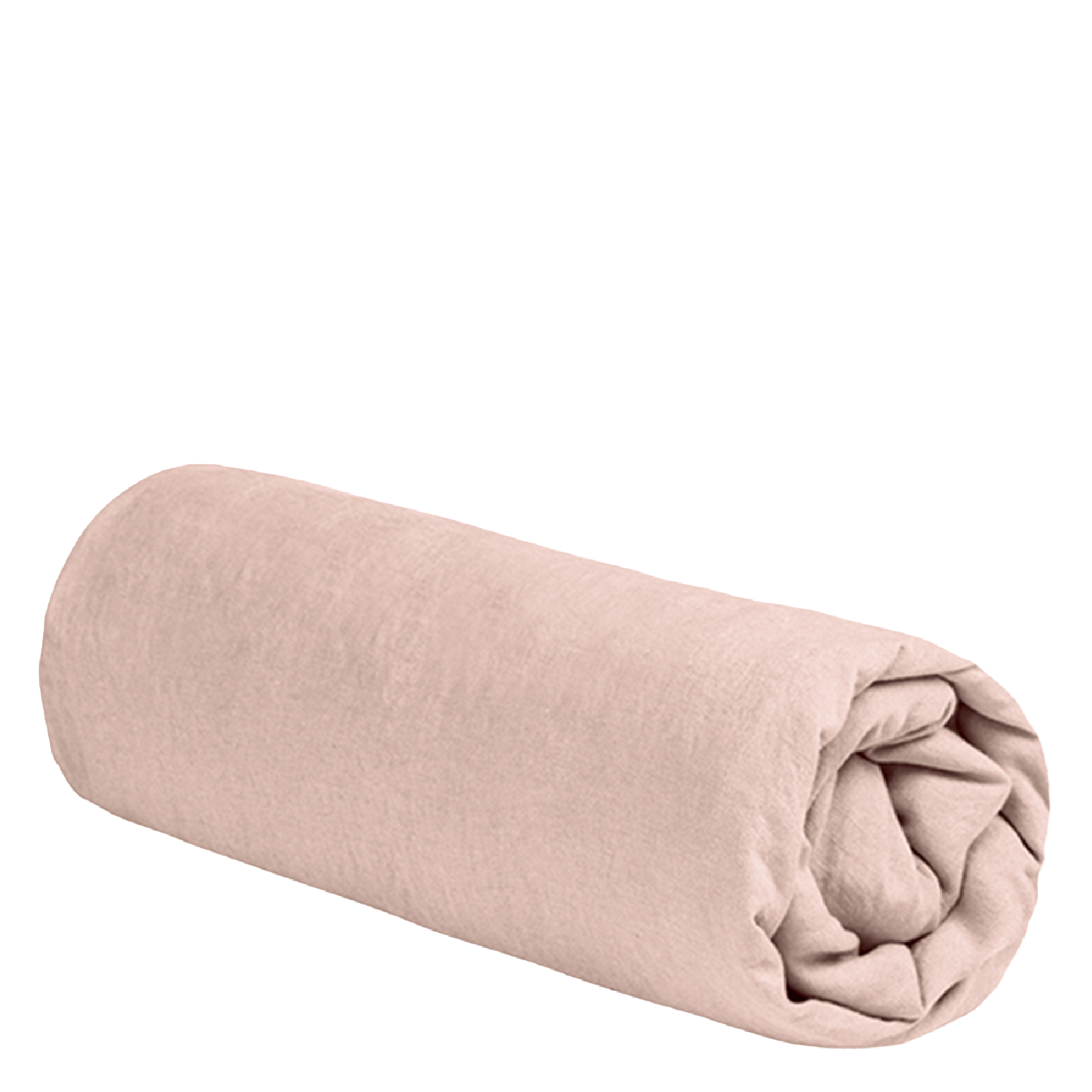 Spannbetttuch aus gewaschenem Leinen AU PRINTEMPS PARIS MAISON Rosa