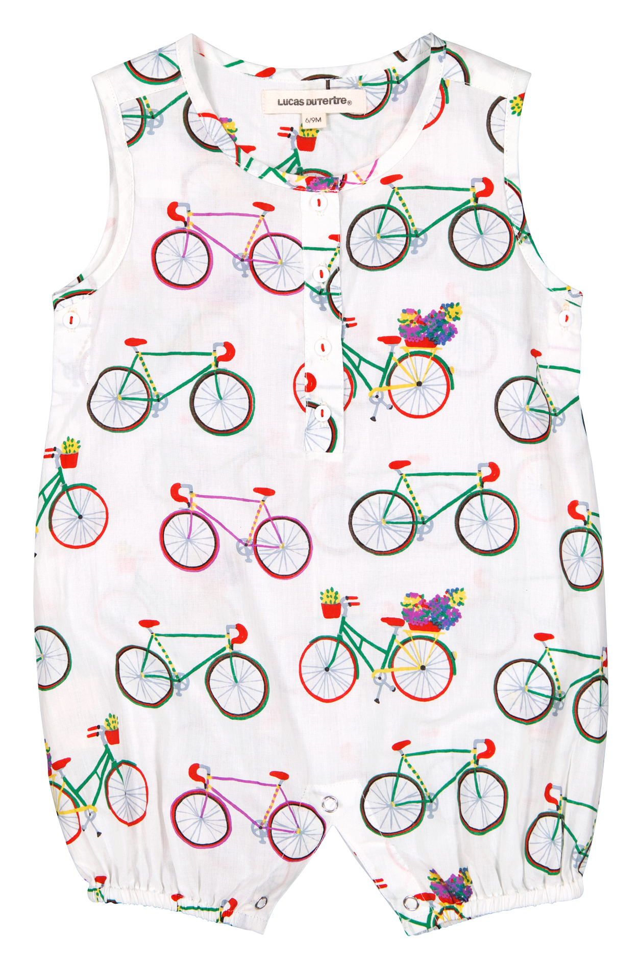 Combinaison imprimée en coton PAUL Bike print