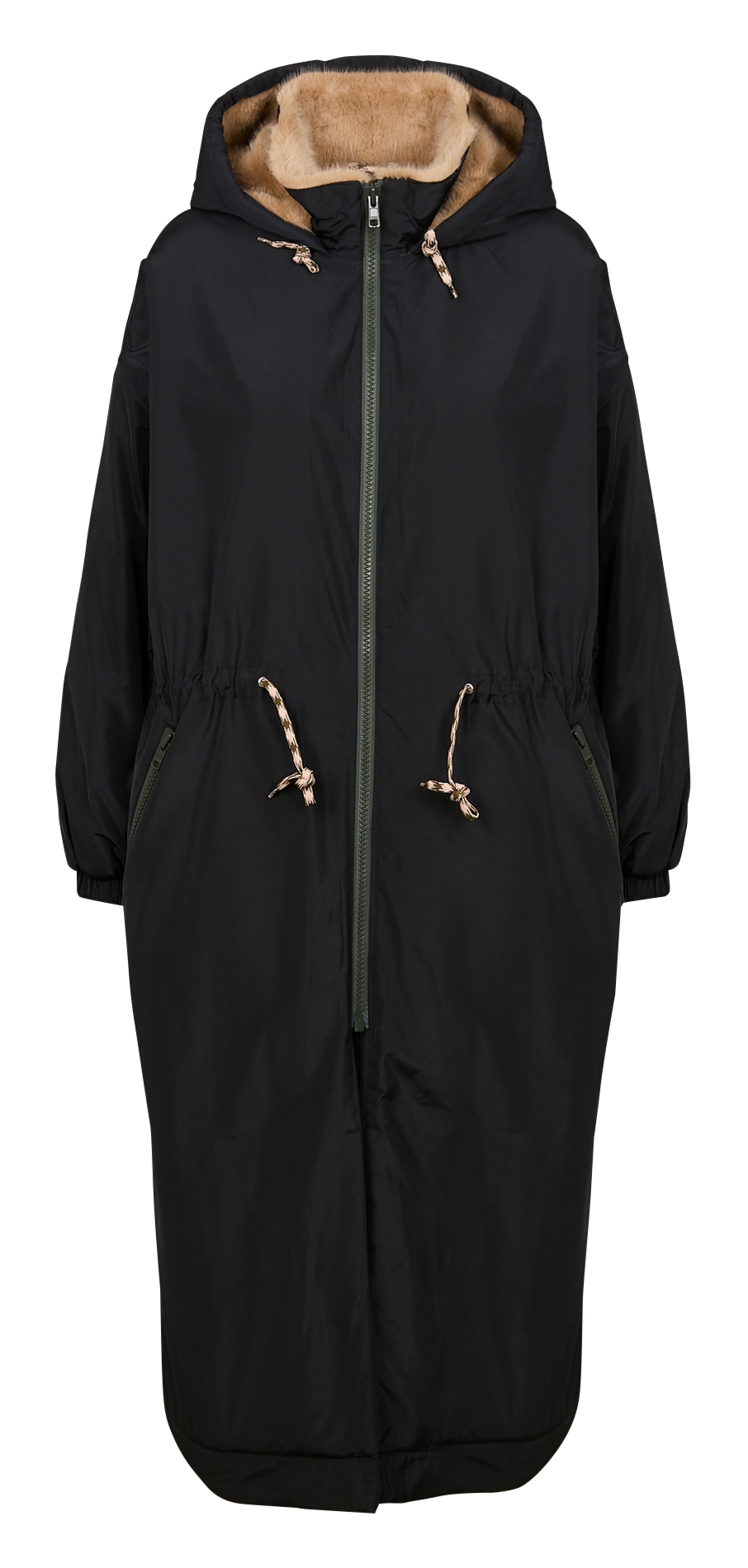 Manteau col montant BELLEROSE Bleu