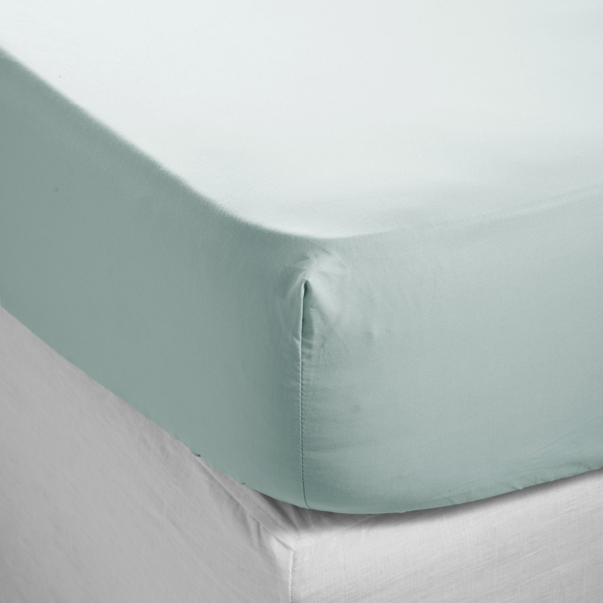 Fitted sheet CELIANE Vert aqua