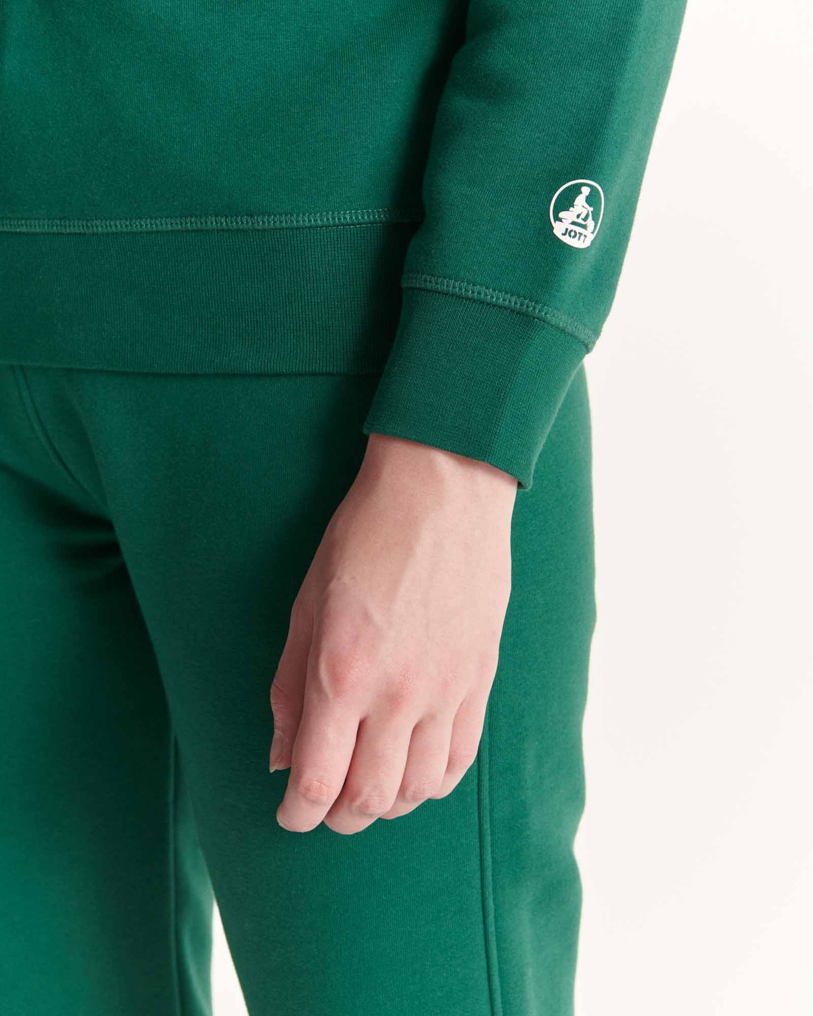 Organic cotton sweatshirt Elvas JOTT Green