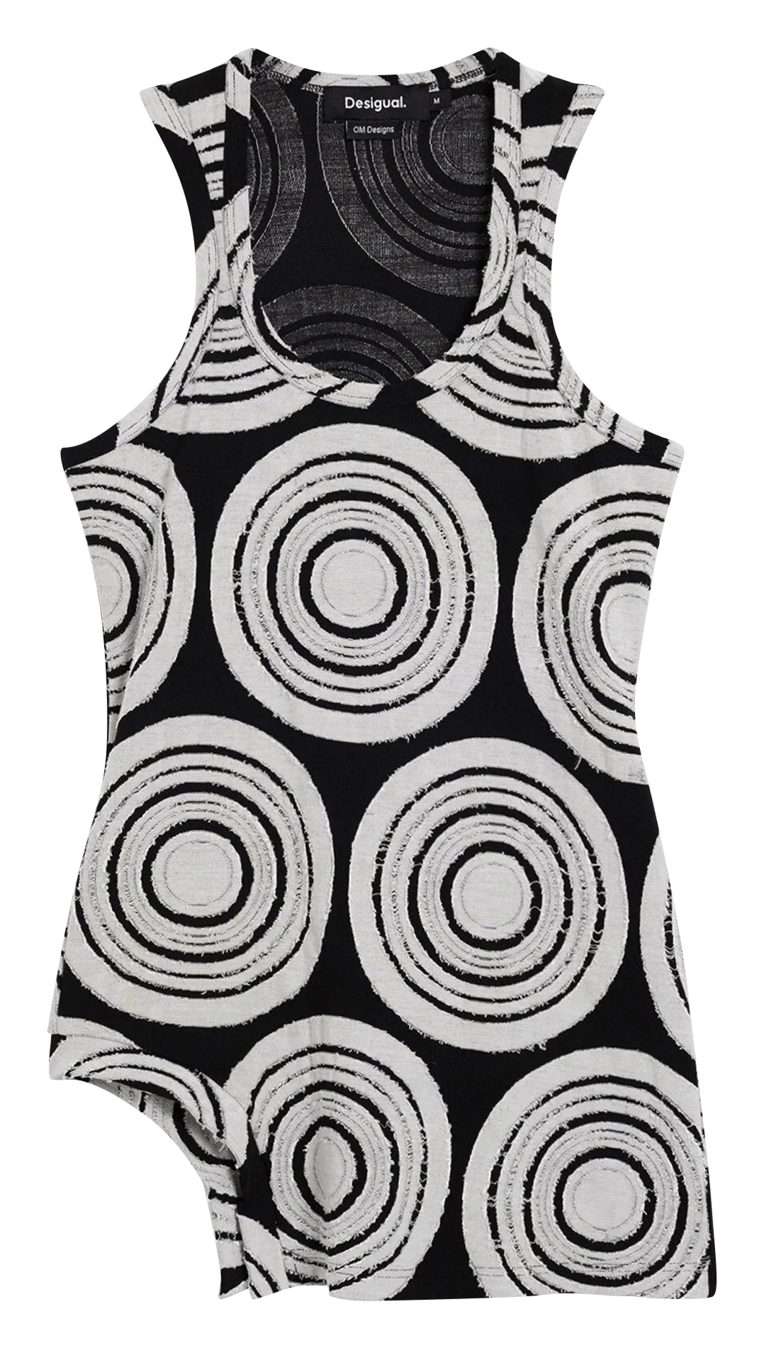 Débardeur col rond imprimé DESIGUAL Noir