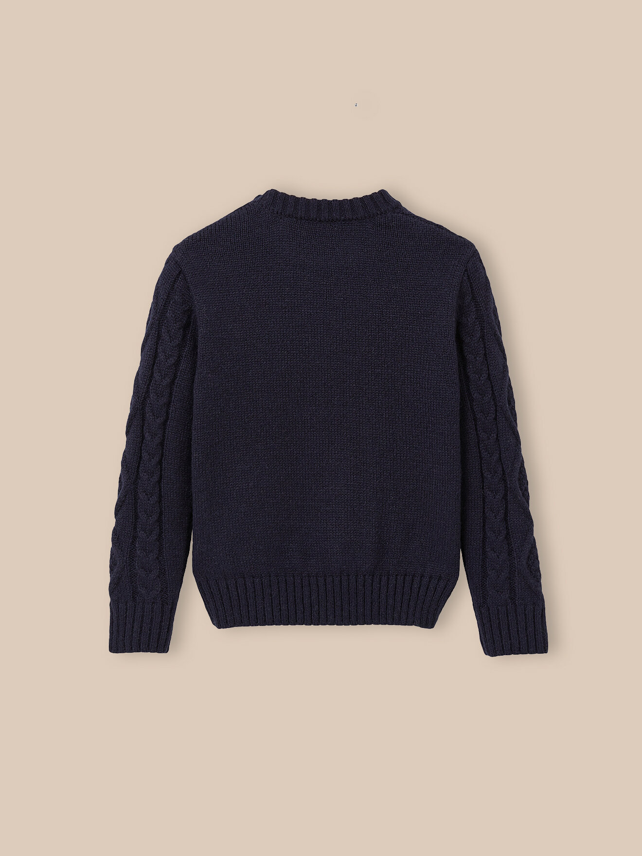 Cable sweater CYRILLUS Blue