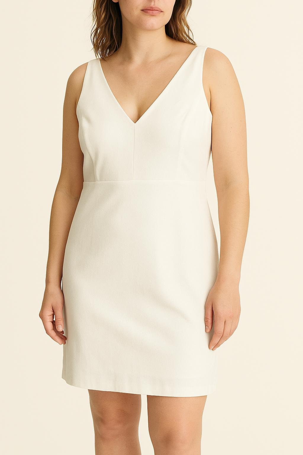 Midi dress MAISON LEMOINE - Seconde main White