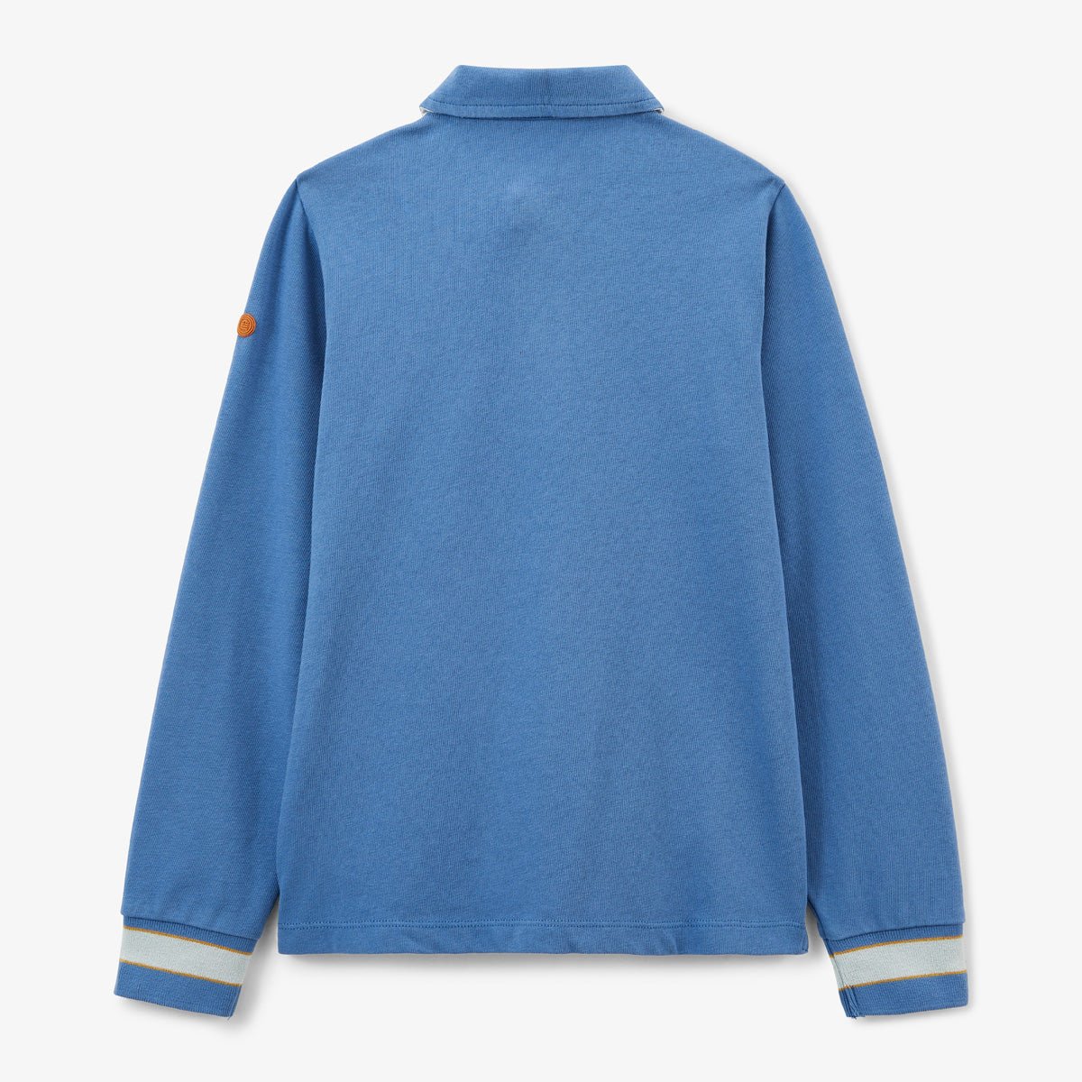Boy&#039;s long-sleeve rugby jersey SERGE BLANCO Blue