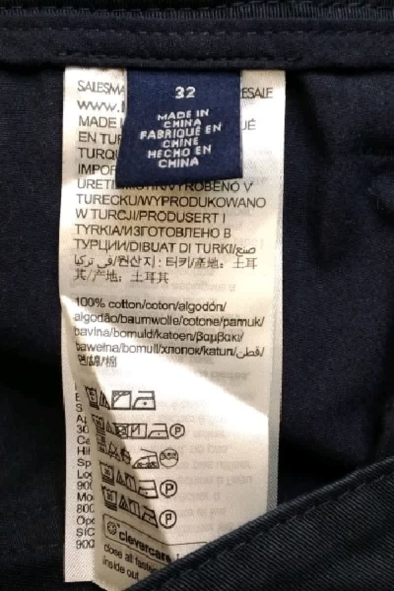 Wide trousers TOMMY HILFIGER - SECONDE MAIN Blue