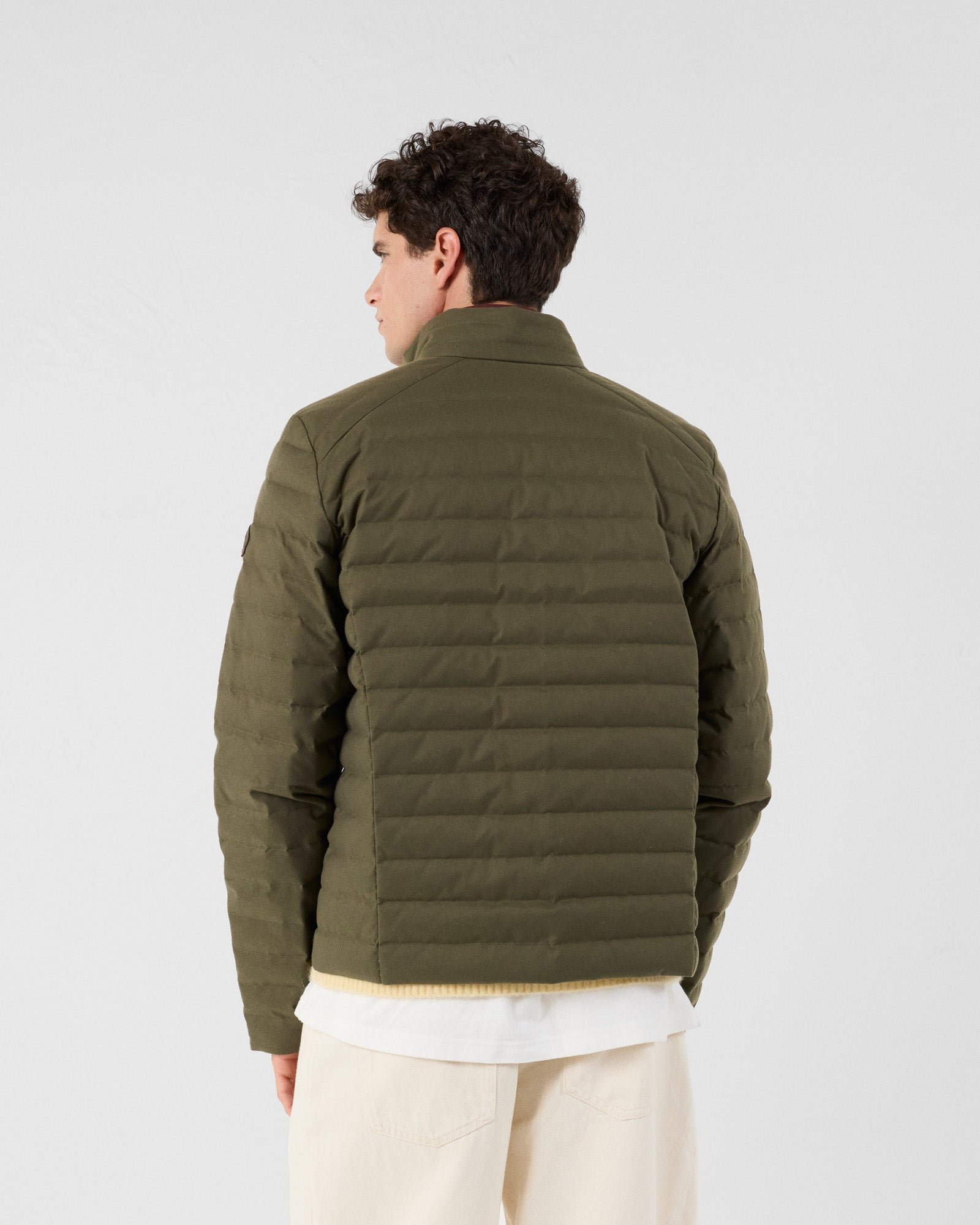 Woolen padded jacket "Matai" JOTT Green
