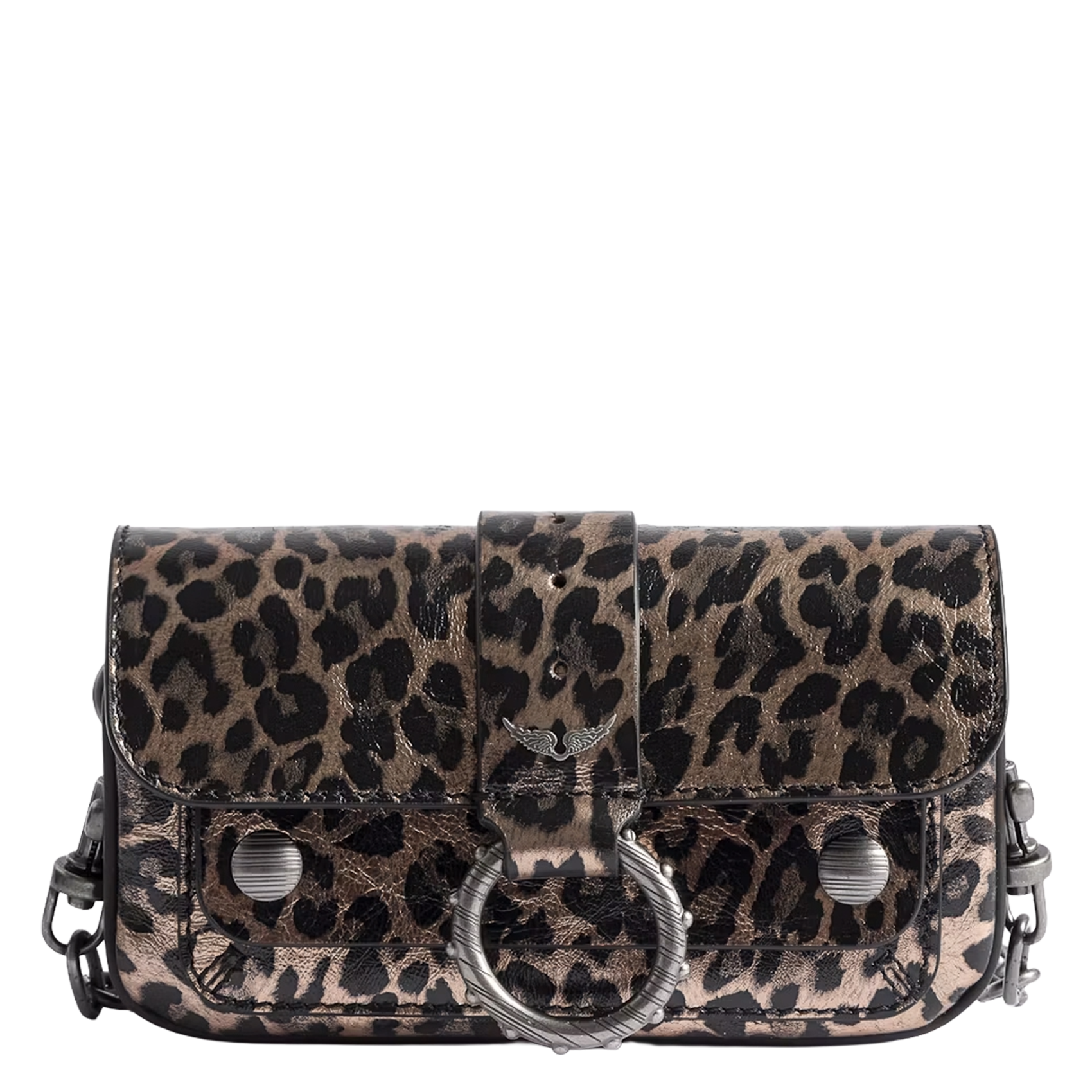 Dori leather shoulder bag ZADIG&VOLTAIRE Grey