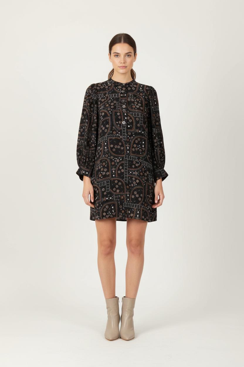Short & Midi Dress ANTIK BATIK - Seconde Main Black