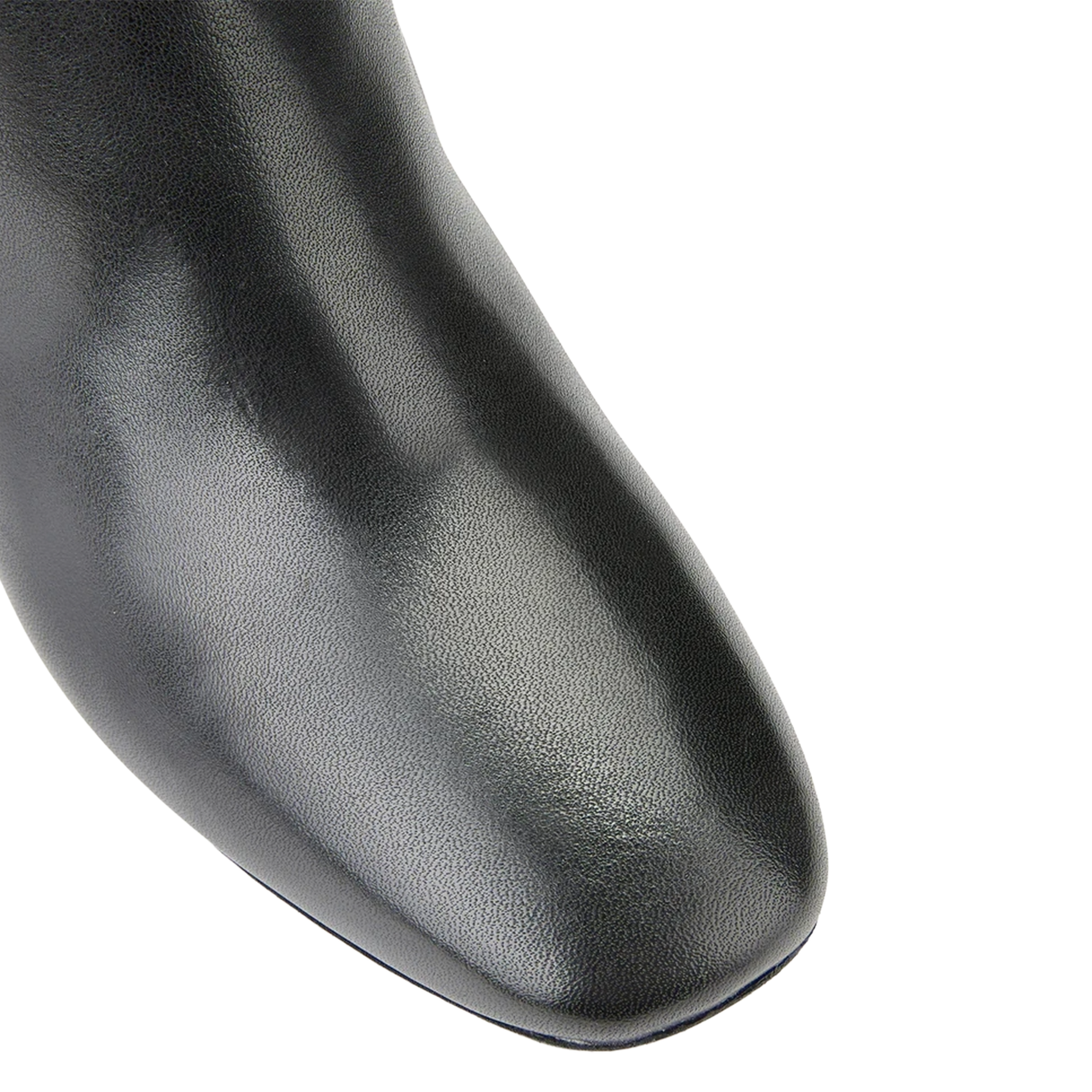 Solid leather heeled ankle boots COSMOPARIS Black