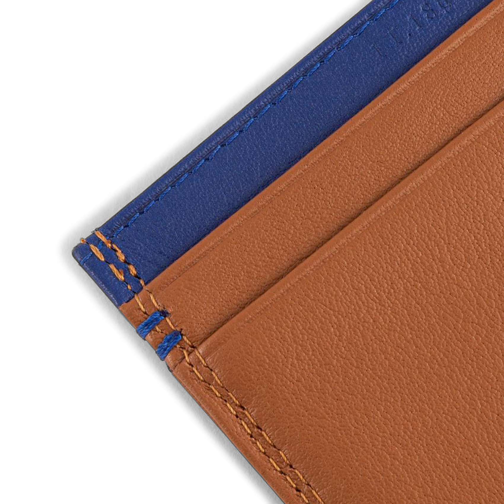 - 100 % Leder, - 6 Kartenschlitze, - 1 zentrale Tasche, - Maße: B10 x H7 cm. LE TANNEUR Braun