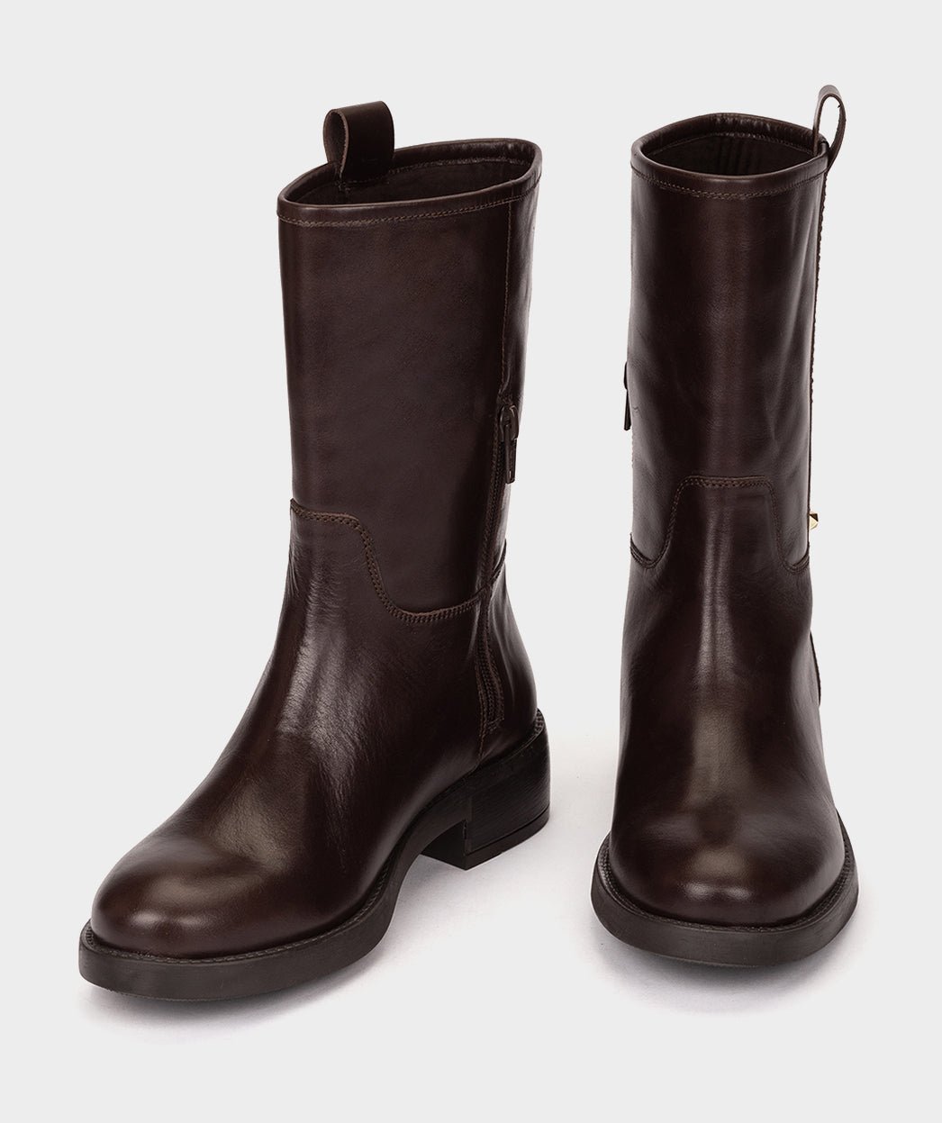 Brown embellished boots PEDRO MIRALLES Brown