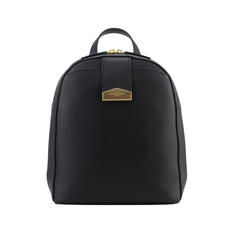 Leather backpack Black