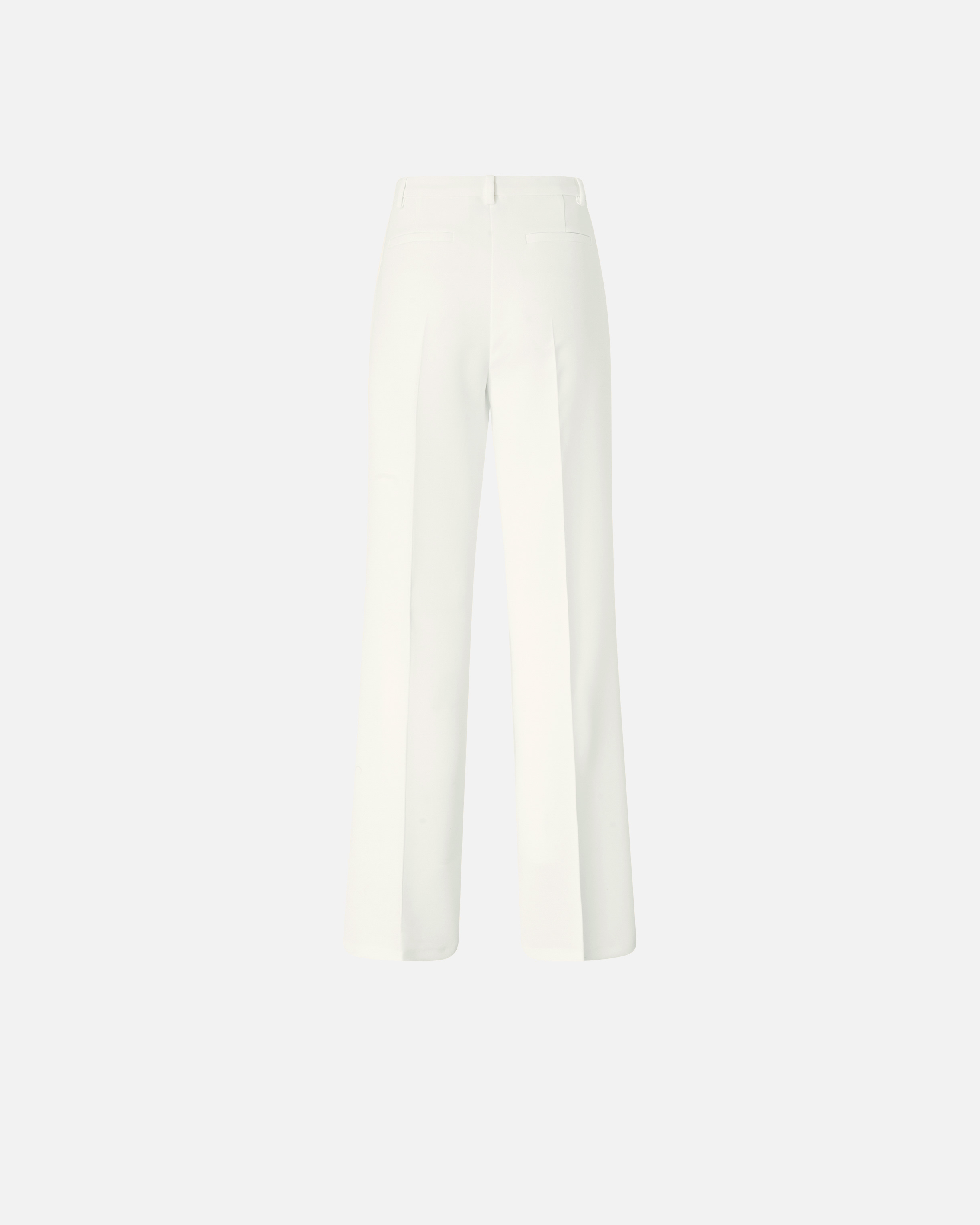Trousers in canvas with a crease PINKO White