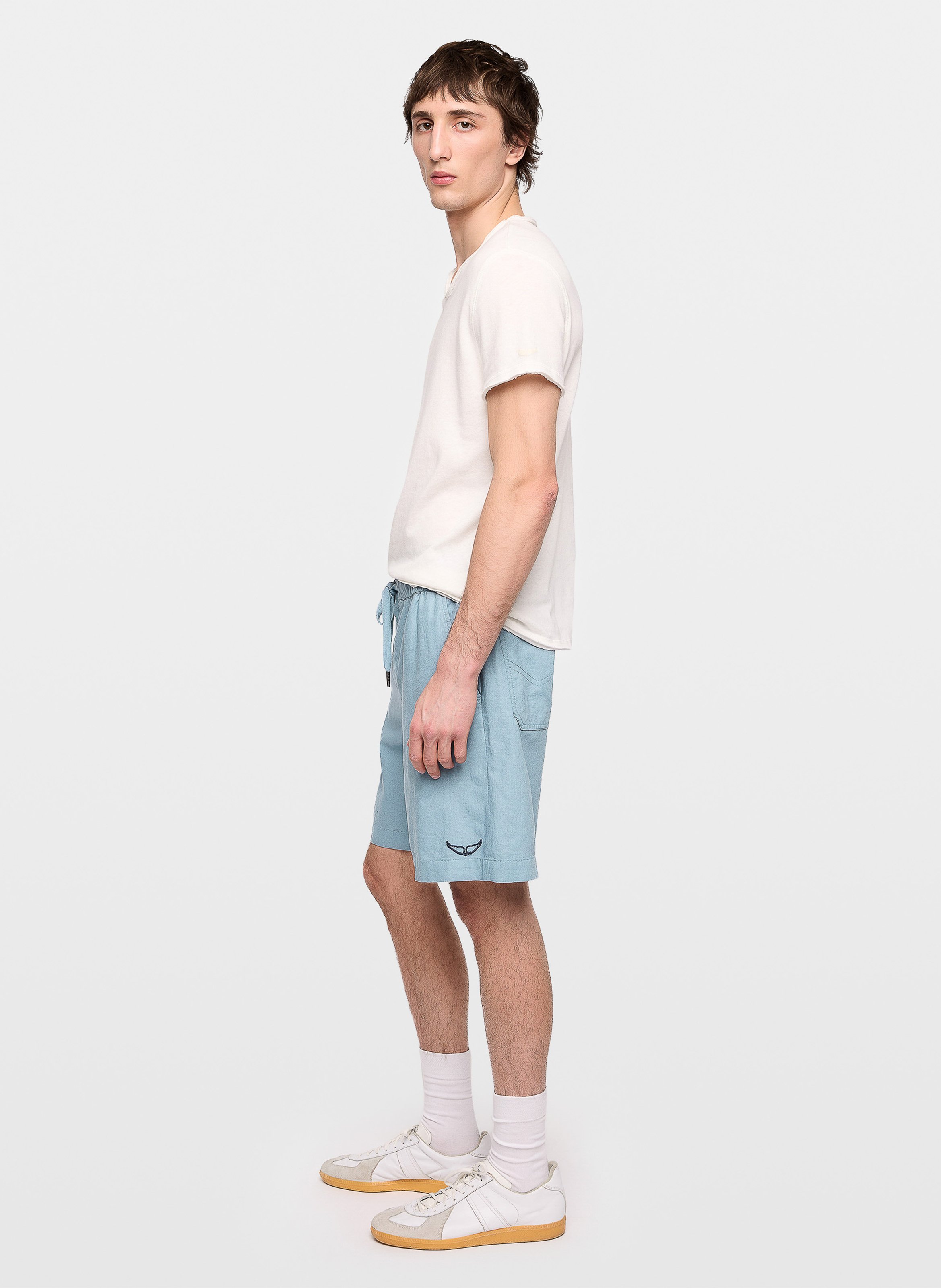 Grote bermuda van linnen en katoen ZADIG&VOLTAIRE Blauw