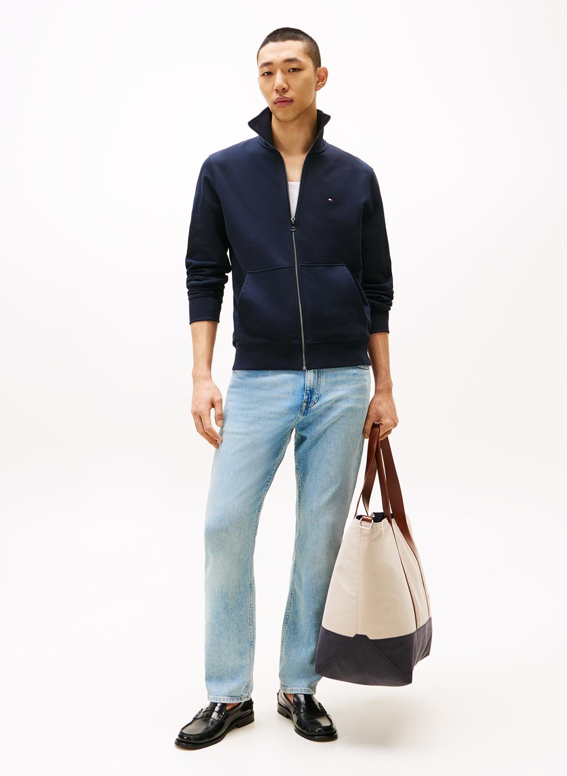 Regular-fit cotton polo shirt TOMMY HILFIGER Blue