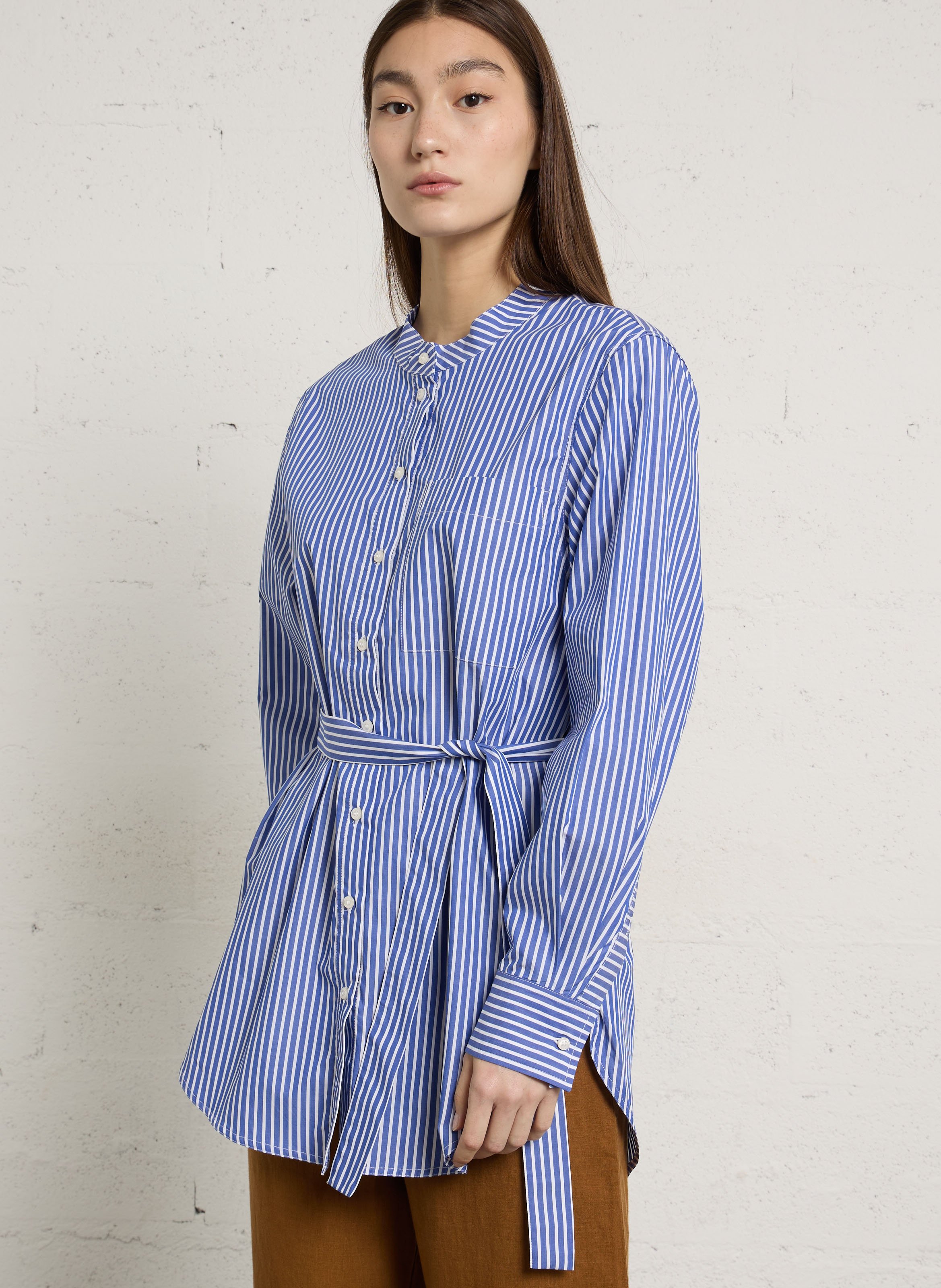 Katoenen oversized blouse BENSIMON Blauw