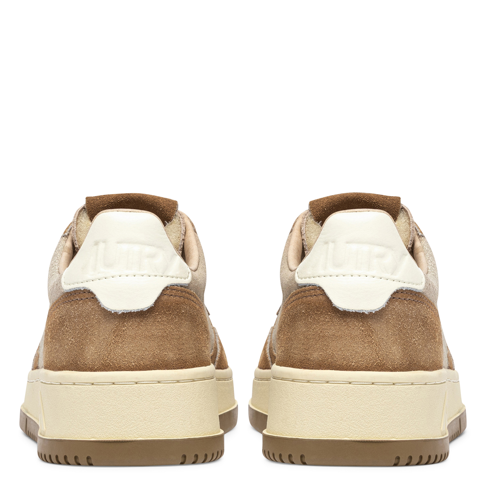 Niedrige Sneaker aus Leder-Mix AUTRY Golden