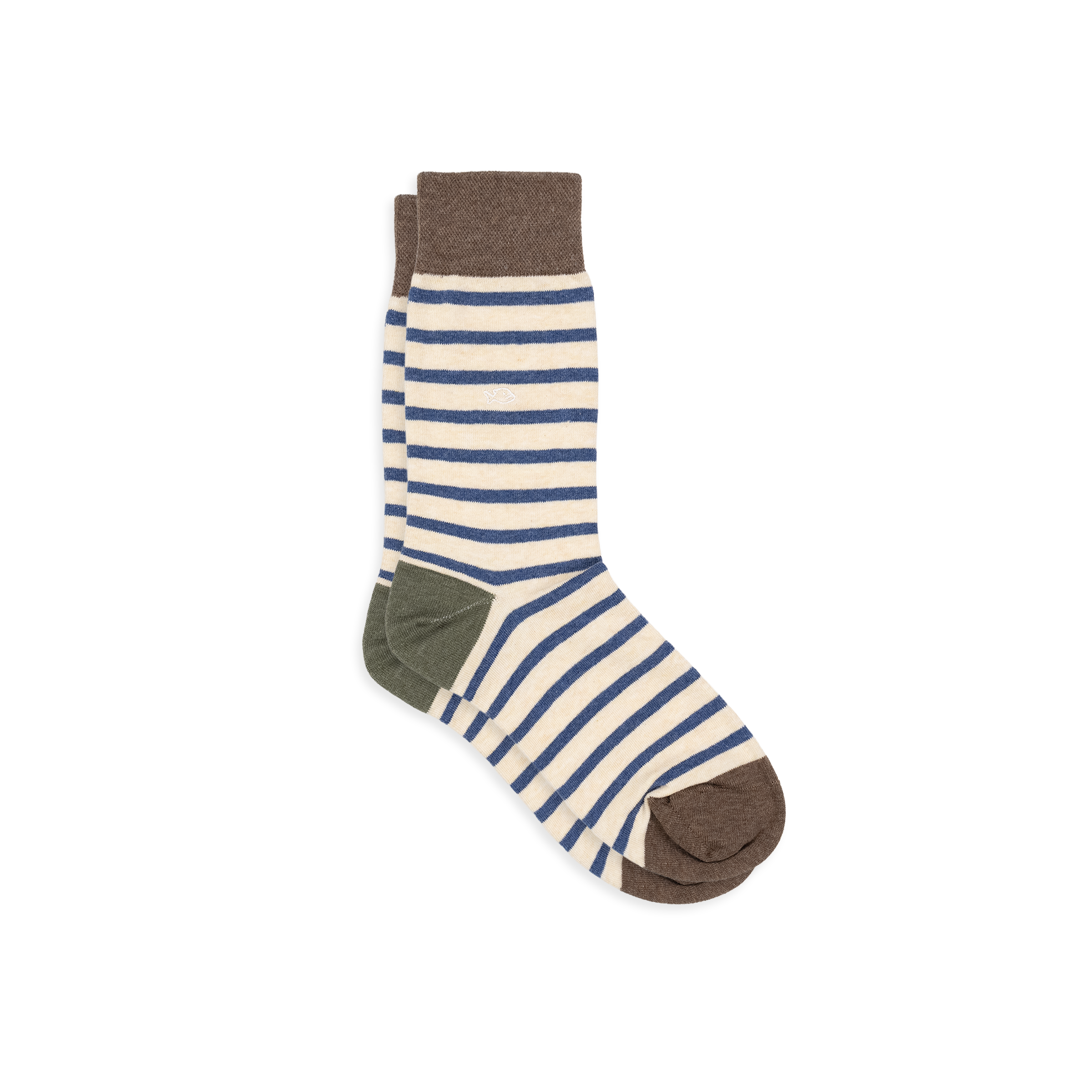 Combed cotton socks with wide stripes BILLYBELT