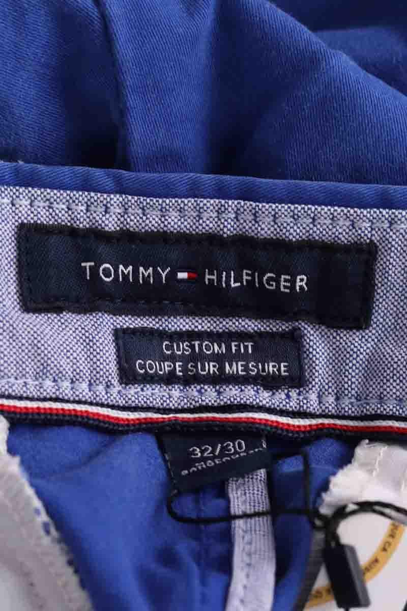 Pantalon droit TOMMY HILFIGER - SECONDE MAIN Bleu
