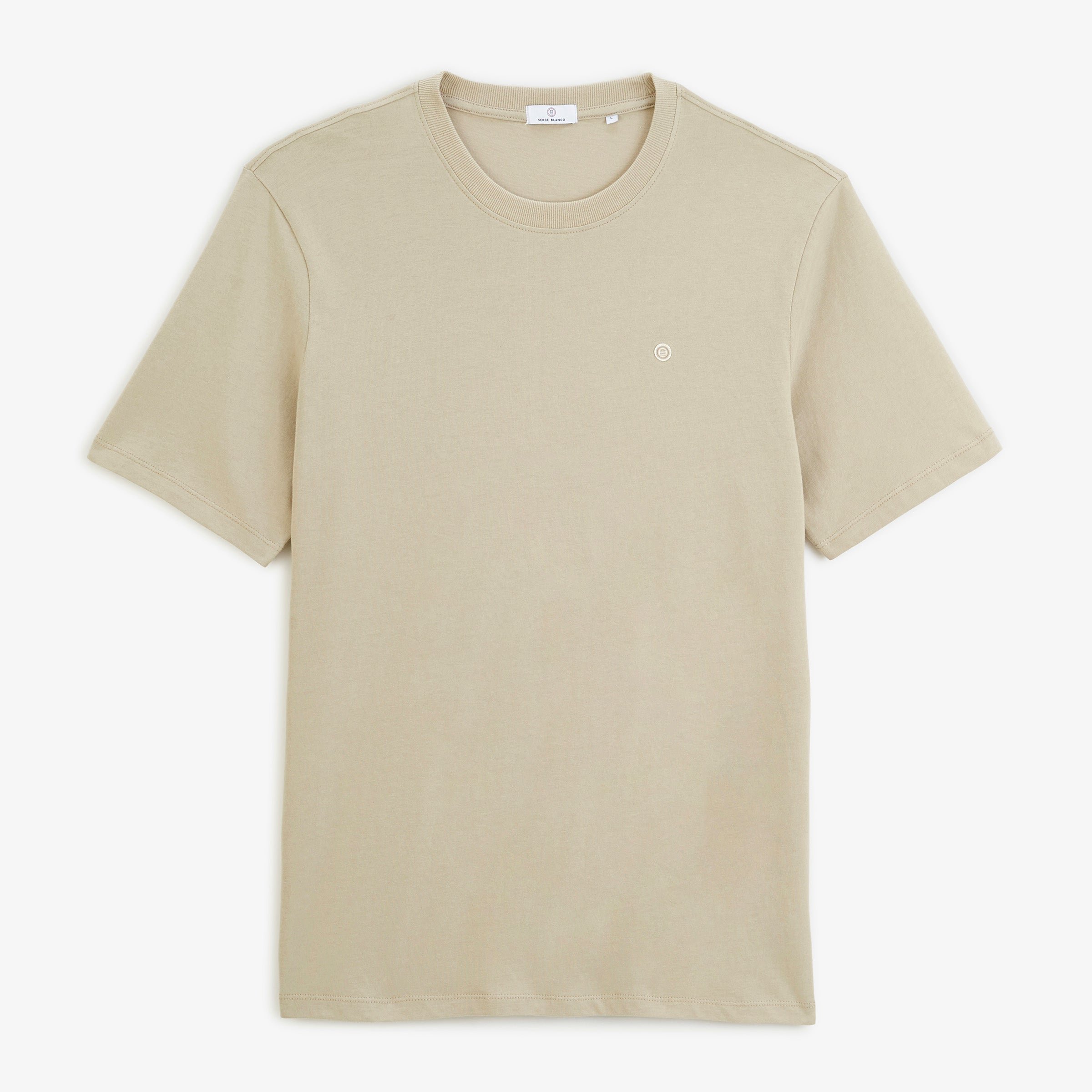 Short-sleeve round neck t-shirt SERGE BLANCO Beige