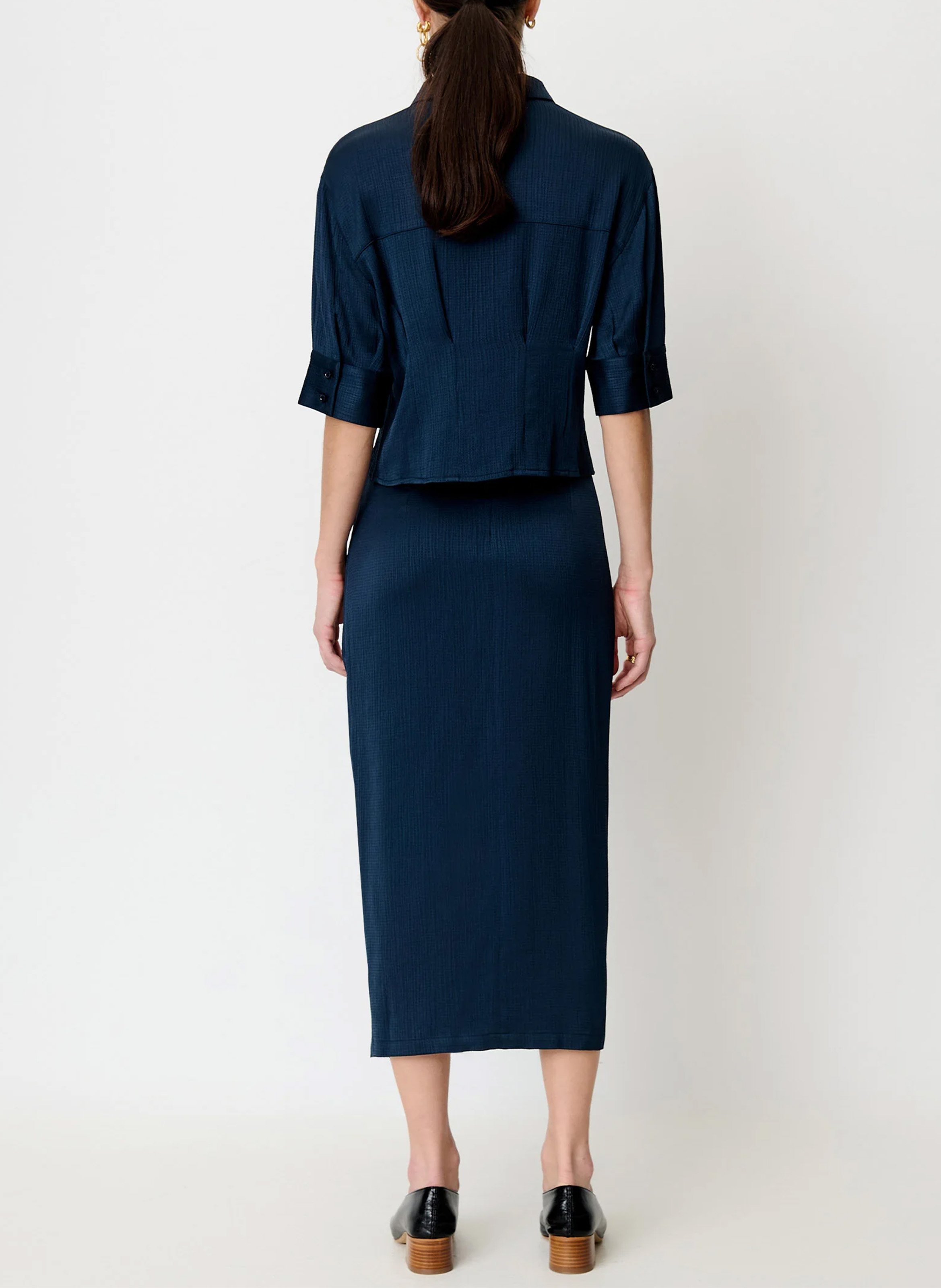 Chemise ample col classique SESSUN Bleu