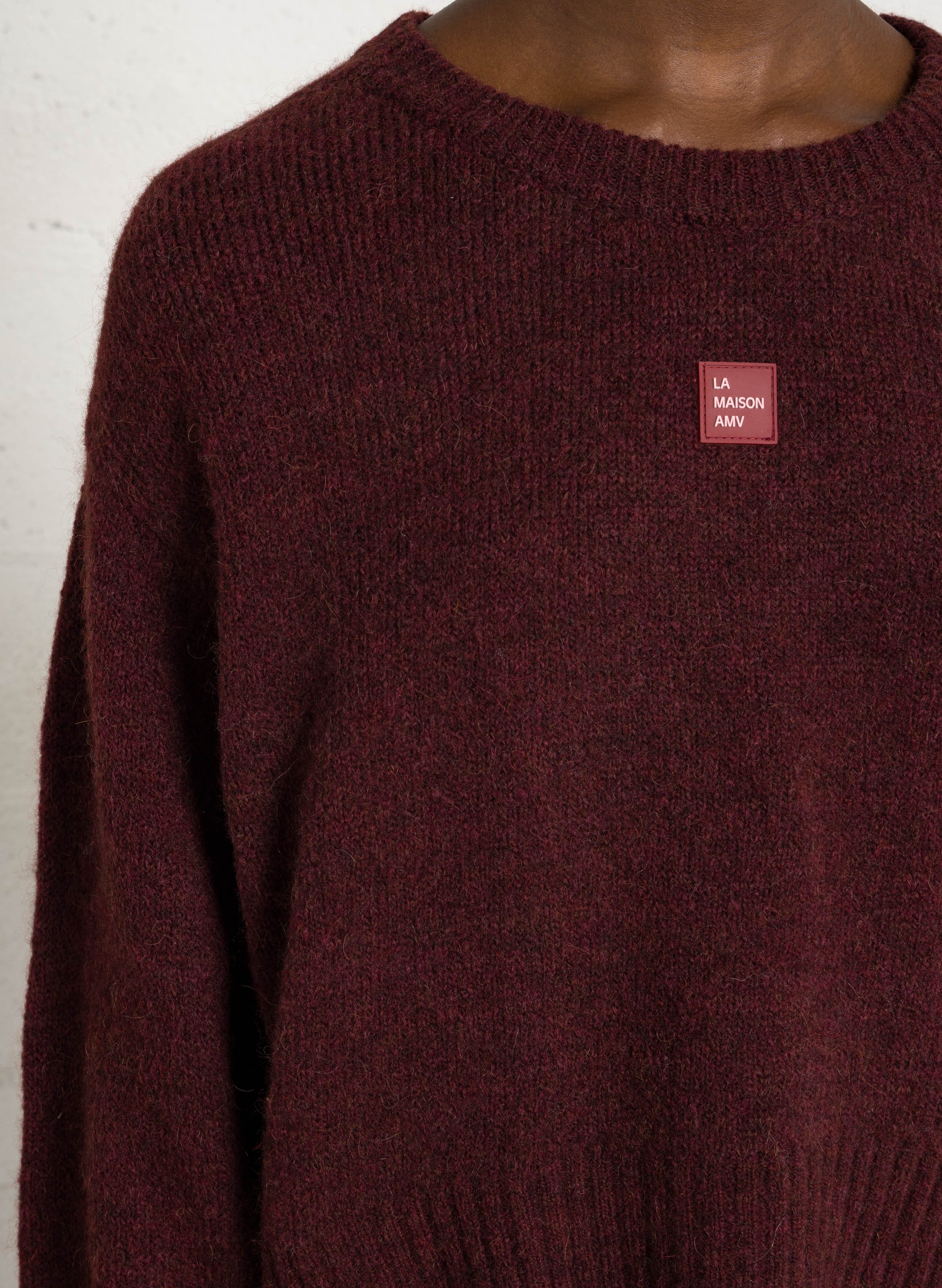 Weites Strickpullover AMERICAN VINTAGE Rot