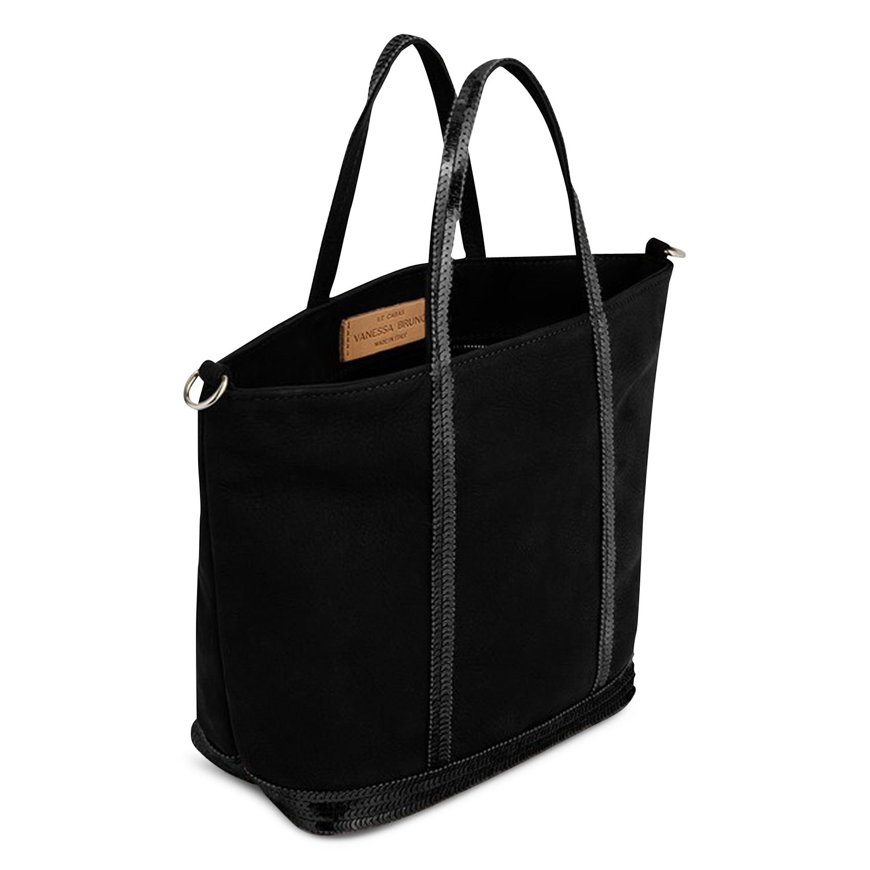 Shopper van leer VANESSA BRUNO Zwart