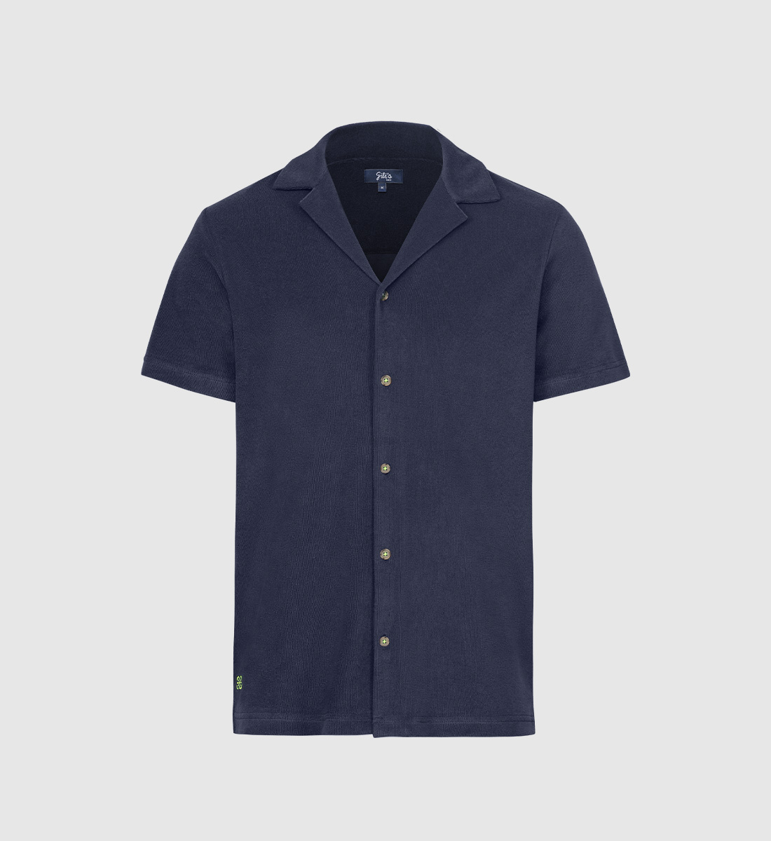Midnight blue terry cloth shirt GILI'S Blue