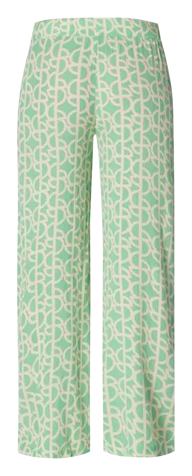 Flowing printed pants SUPERMOM Green