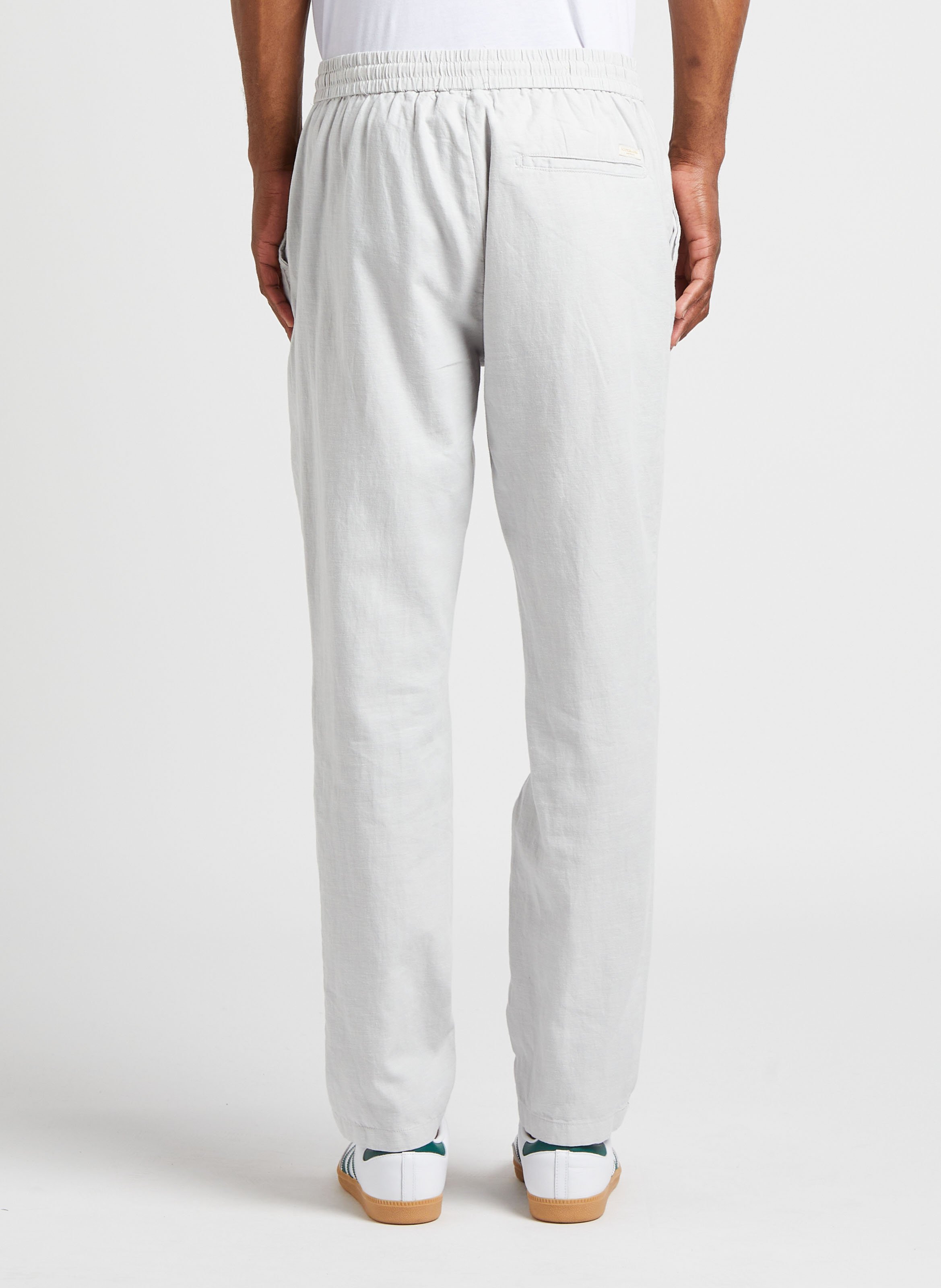 Korte broek van katoen en linnenmix SCOTCH AND SODA Grijs