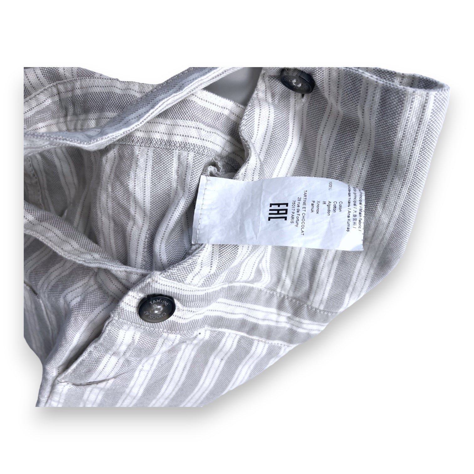 Beige Baby Dungarees - 18 months TARTINE ET CHOCOLAT - seconde-main Beige