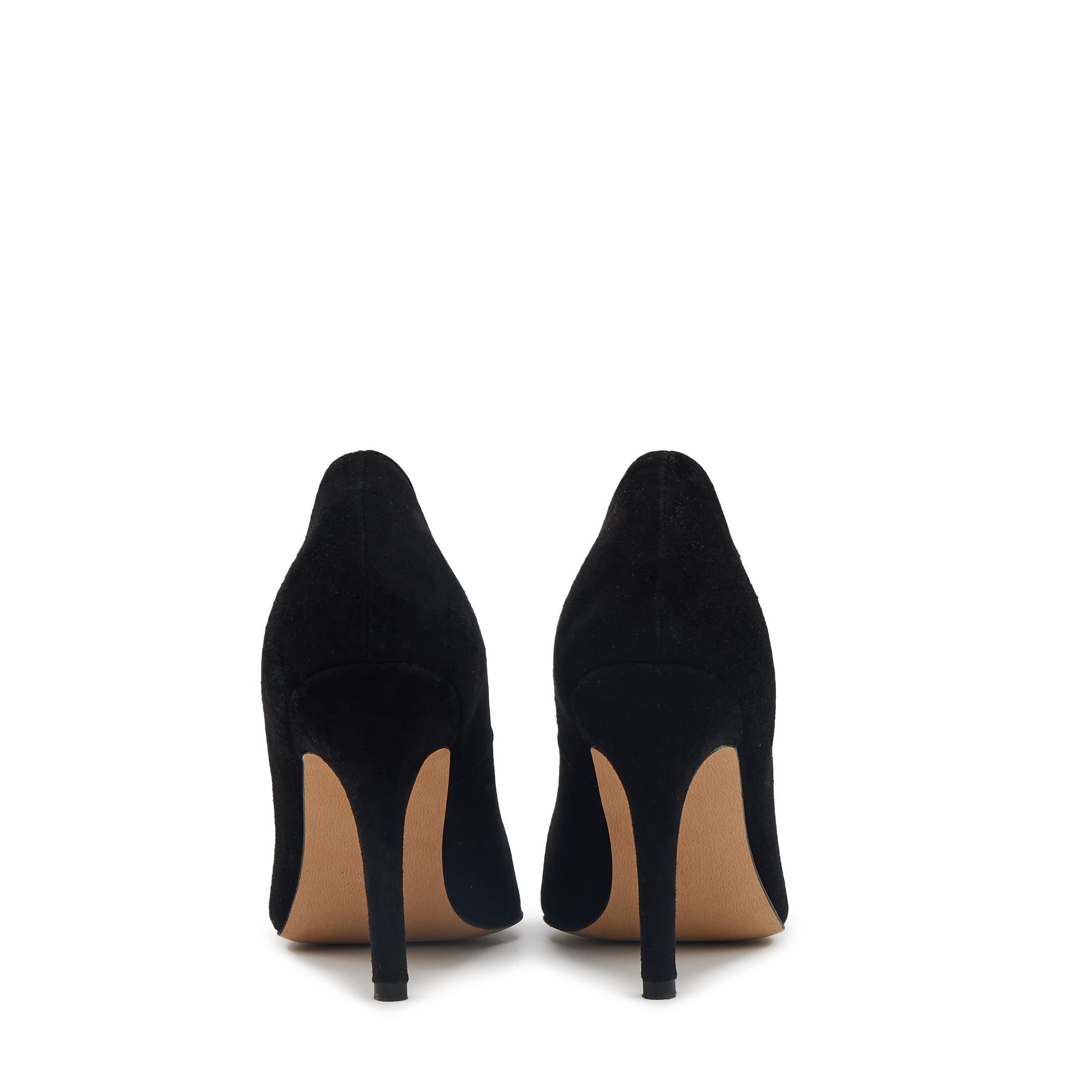 Beyou suede high heels  BONS BAISERS PARIS Black