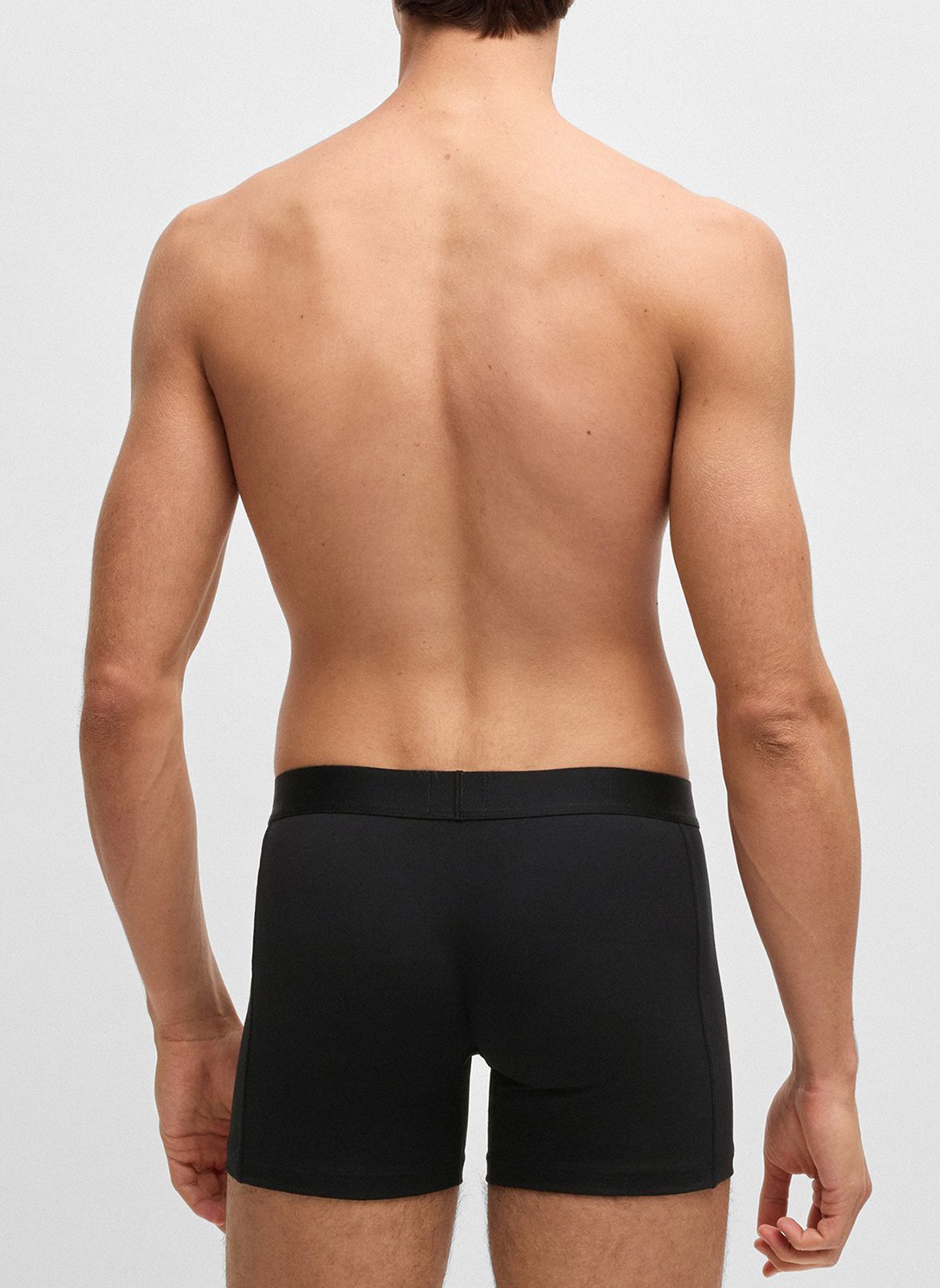 Pack of three cotton trunks BOSS Black