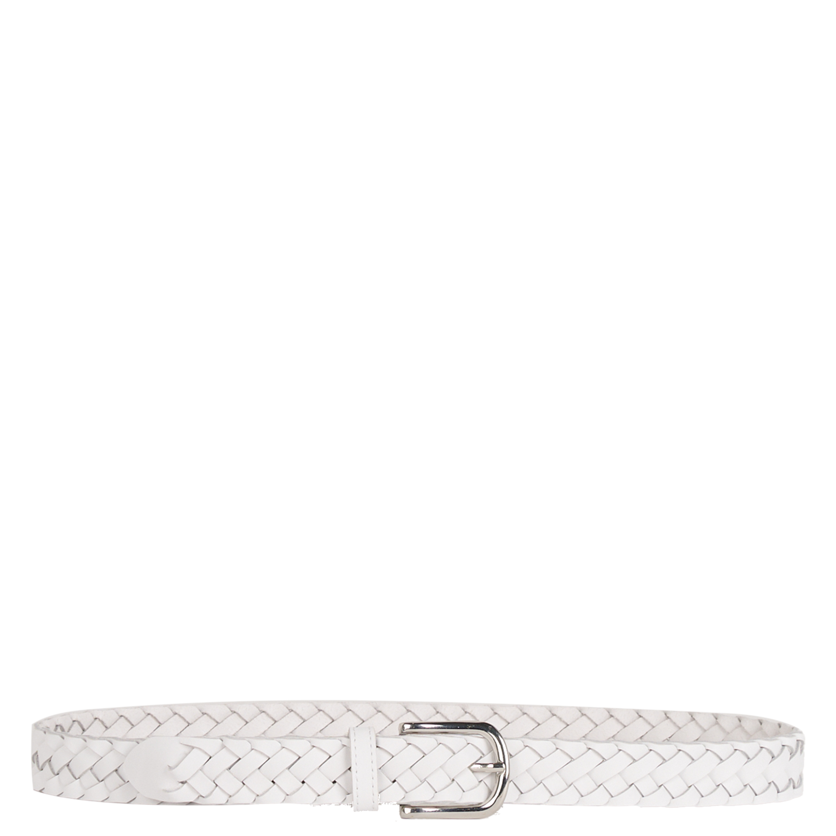 Ceinture tressée en cuir MAISON 123