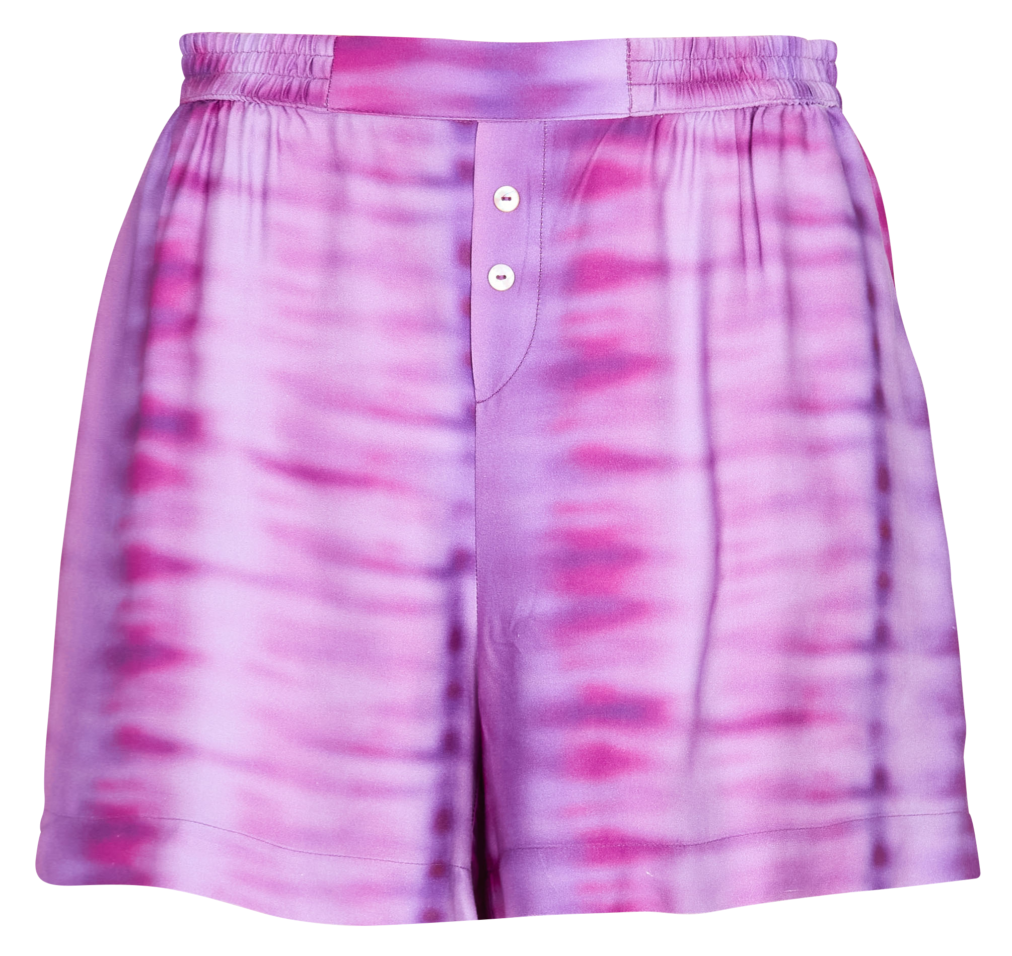 Short droit imprimé LA NOUVELLE Violet