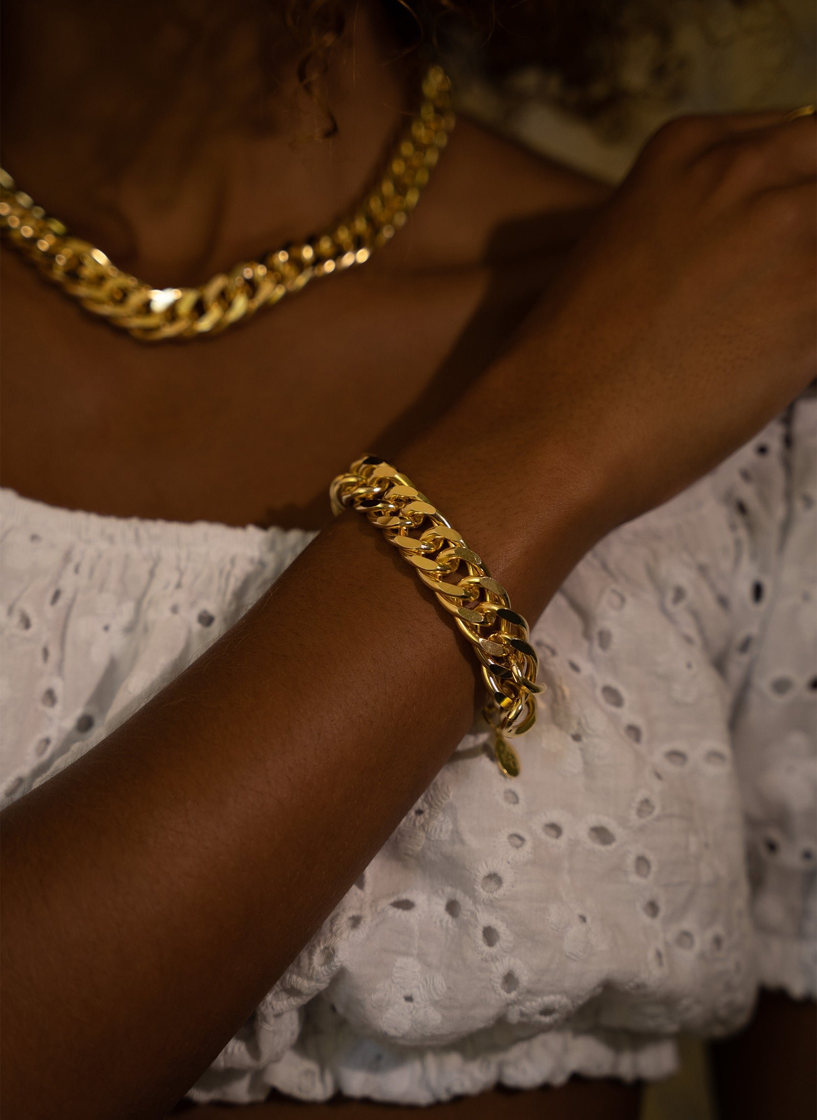 Chain bracelet Haris AEC Paris Golden