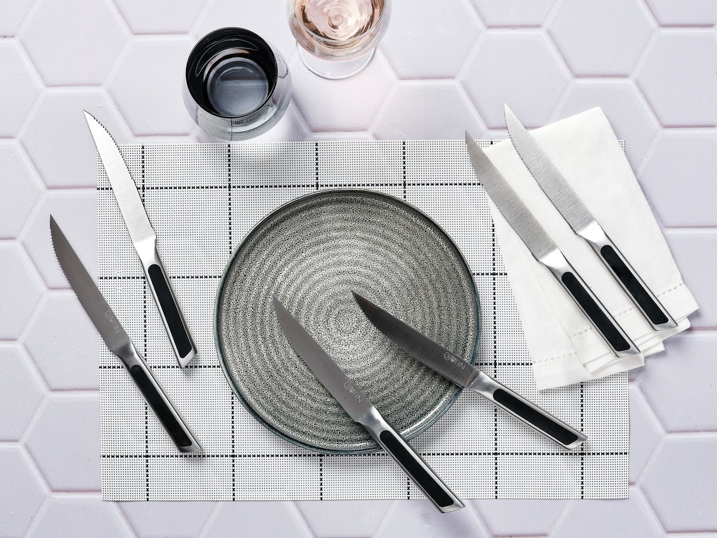 Loki steak knives - 6 pieces BJORN Black