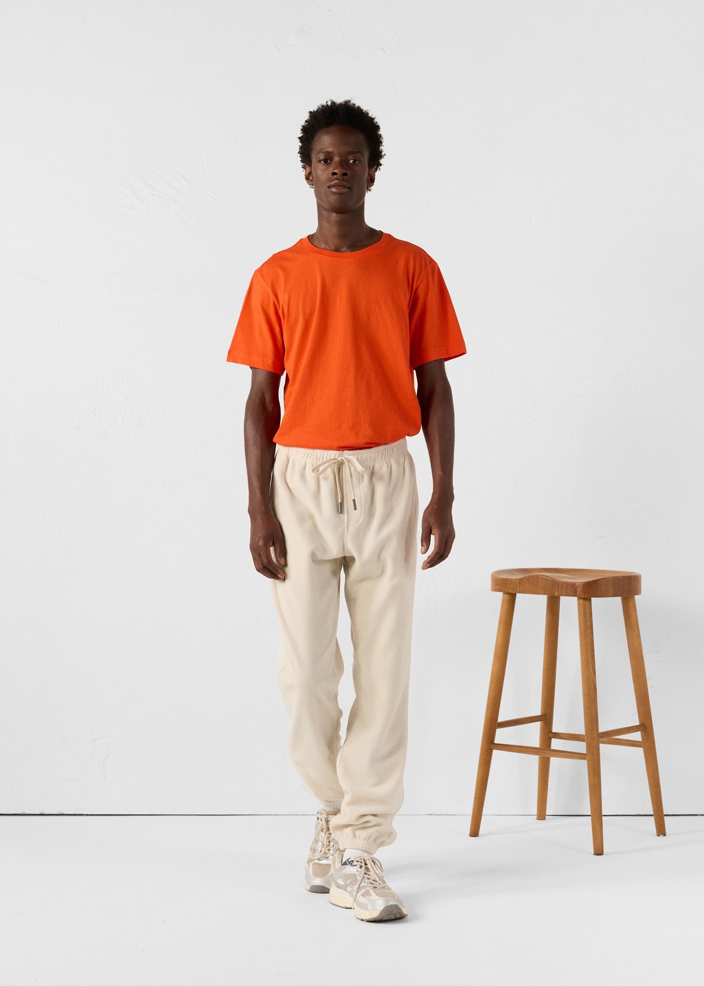 Damian fleece pants JOTT White