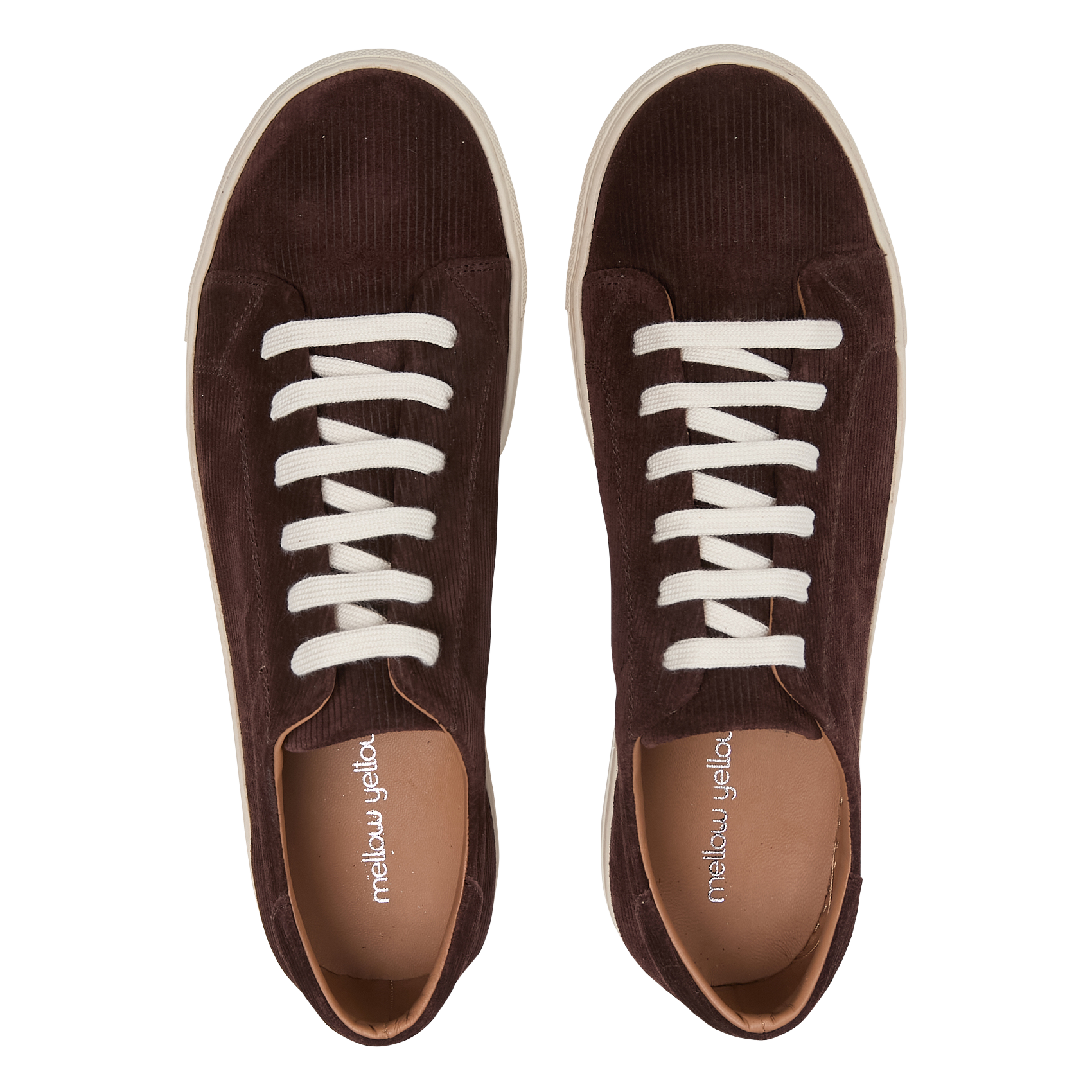 Baskets basses en cuir MELLOW YELLOW Marron